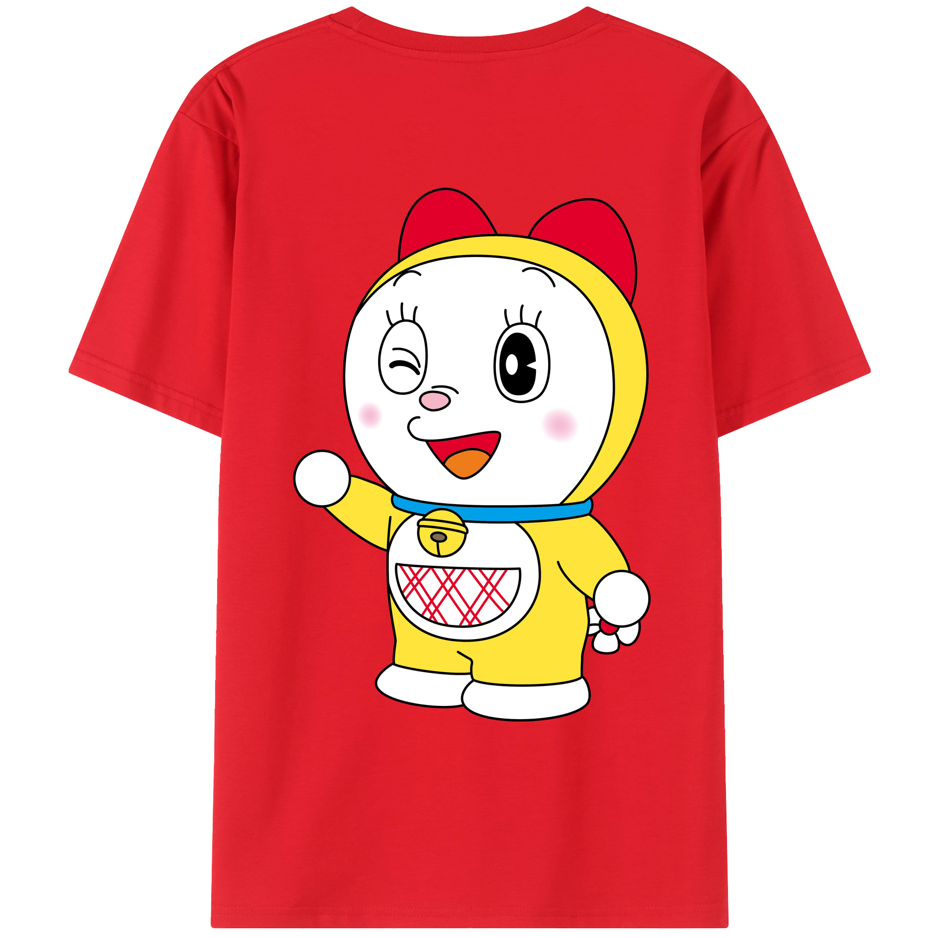 （画像用） ドラえもん ドラミ Doraemon Dorami レディース半袖Tシャツ(バックプリント)