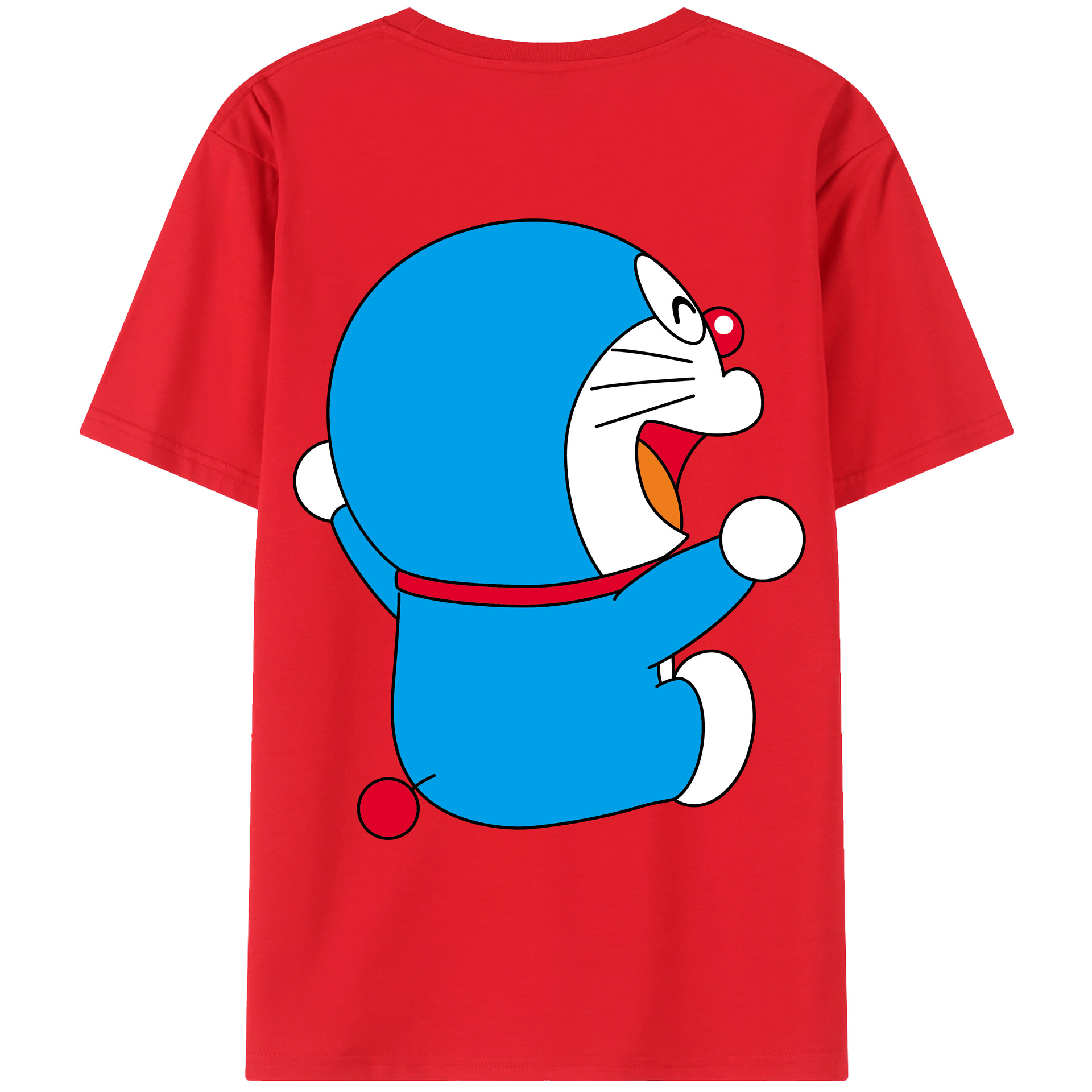 （画像用） ドラえもん Doraemon レディース半袖Tシャツ(バックプリント)