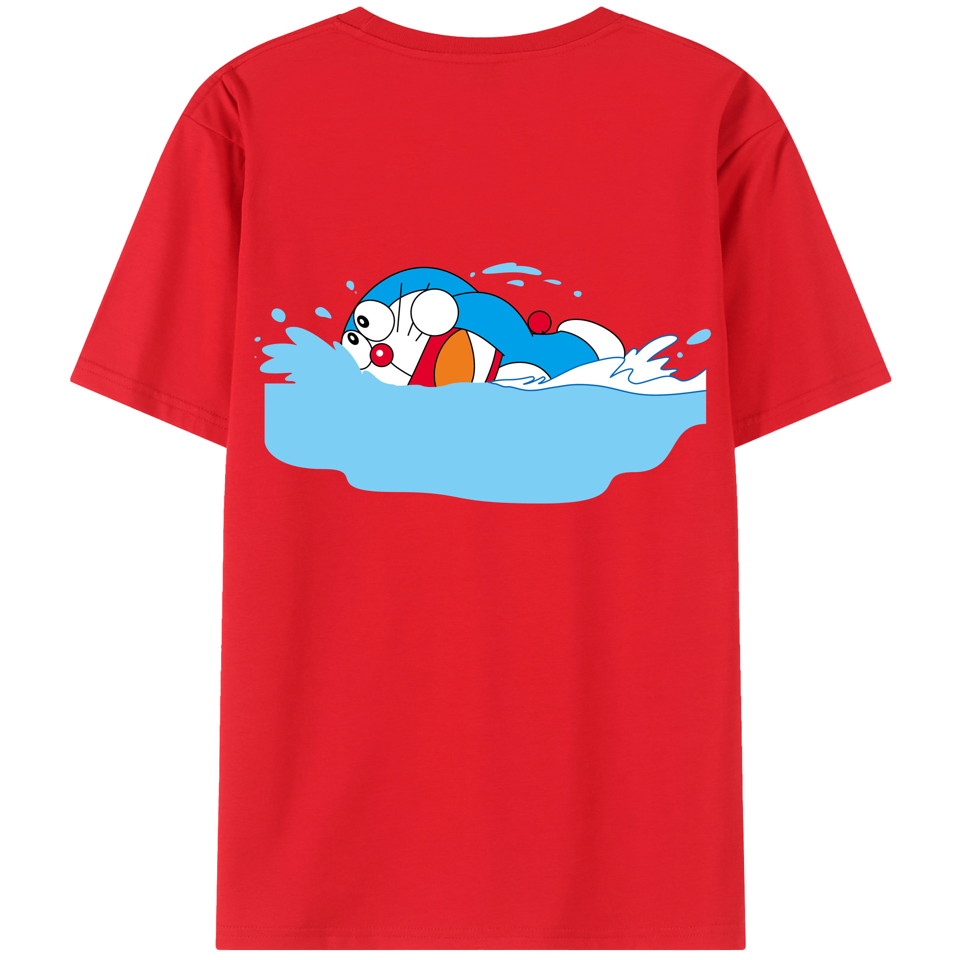 （画像用） ドラえもん Doraemon レディース半袖Tシャツ(バックプリント)