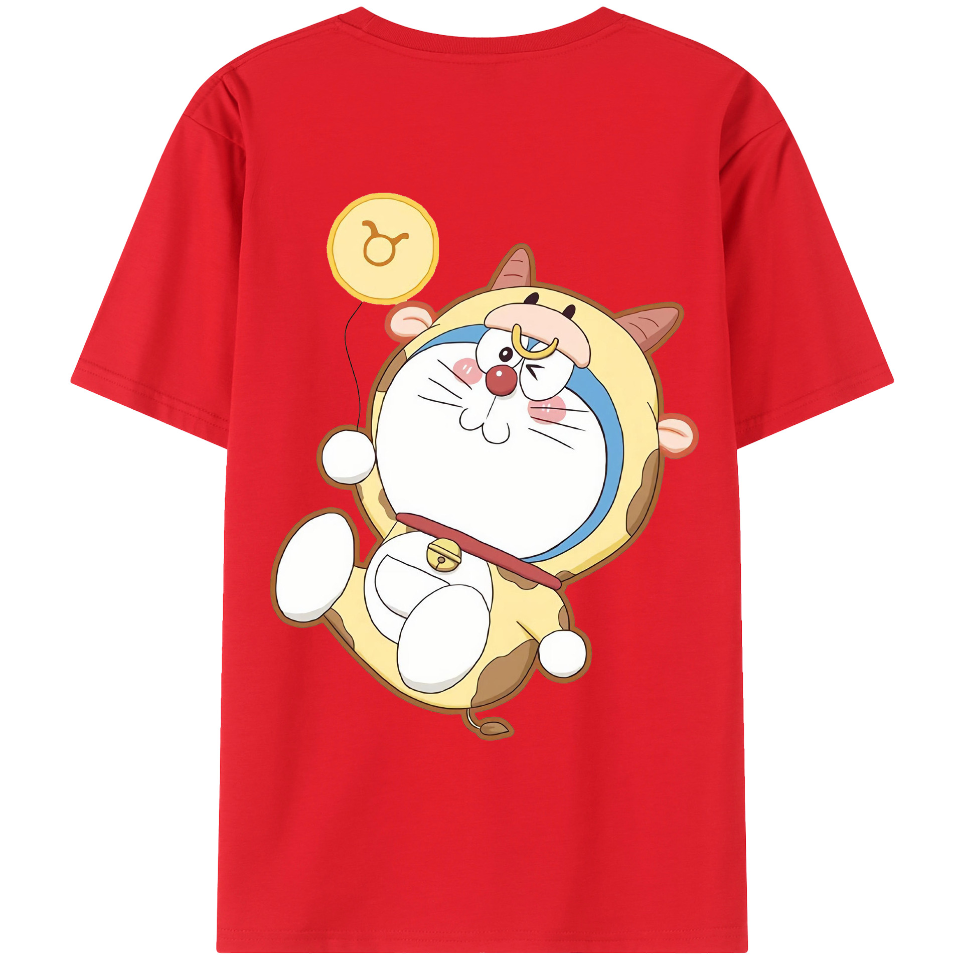 （画像用） ドラえもん Doraemon レディース半袖Tシャツ(バックプリント)