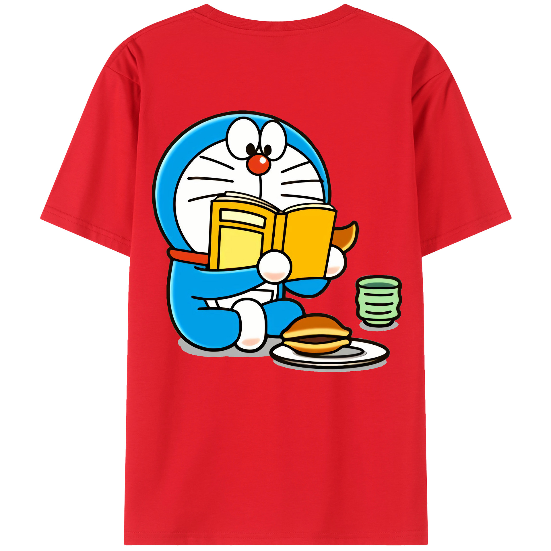 （画像用） ドラえもん Doraemon レディース半袖Tシャツ(バックプリント)