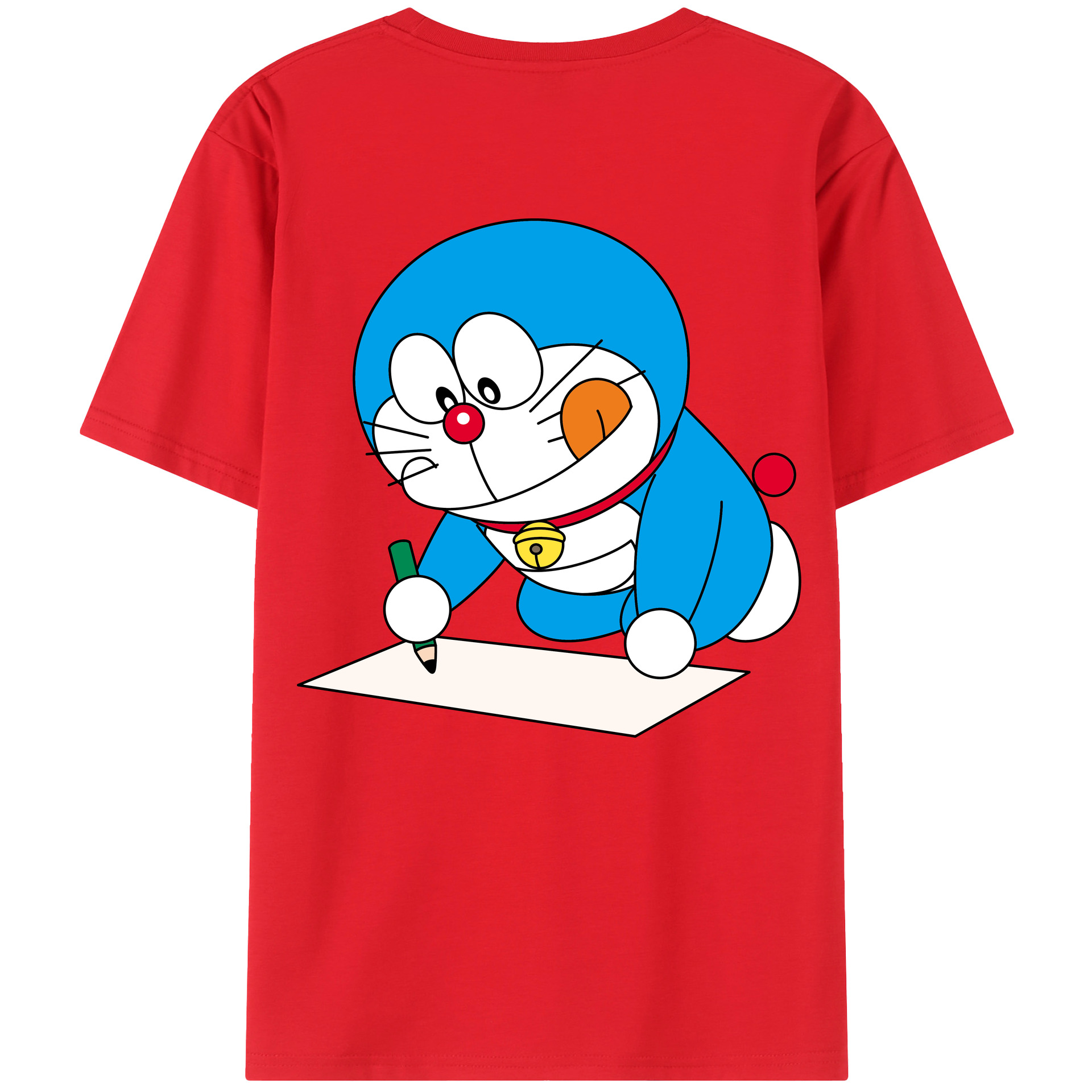 （画像用） ドラえもん Doraemon レディース半袖Tシャツ(バックプリント)