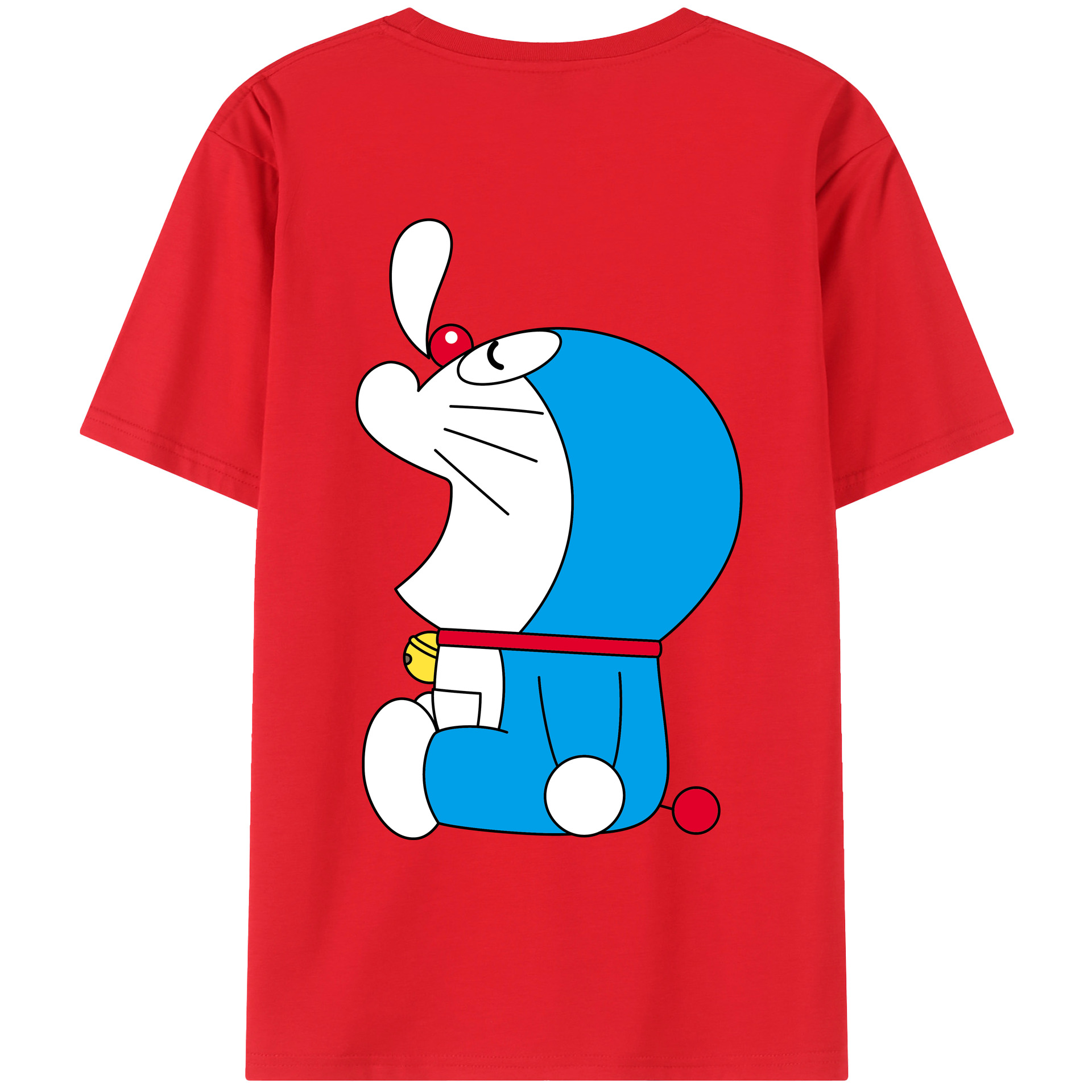 （画像用） ドラえもん Doraemon レディース半袖Tシャツ(バックプリント)