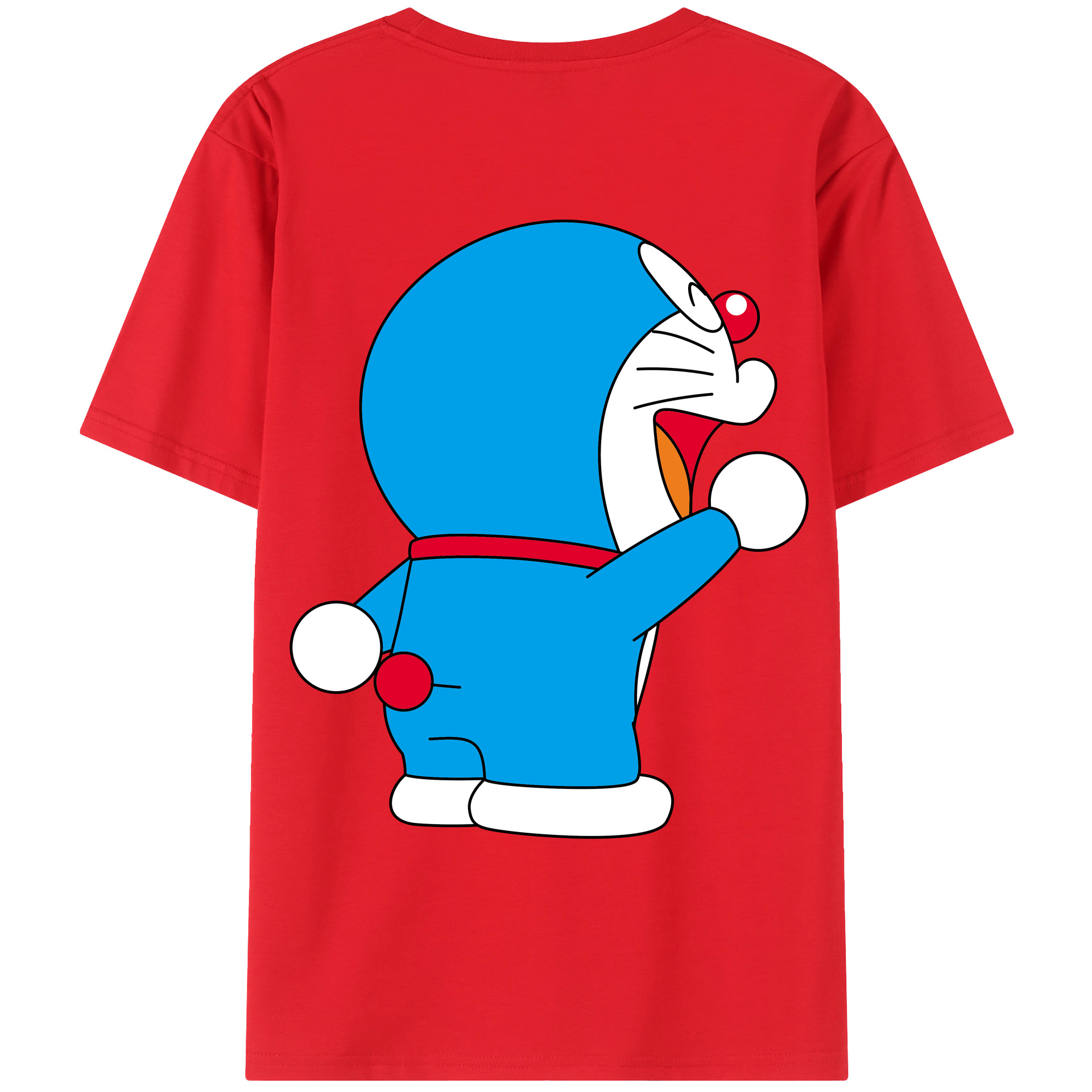 （画像用） ドラえもん Doraemon レディース半袖Tシャツ(バックプリント)