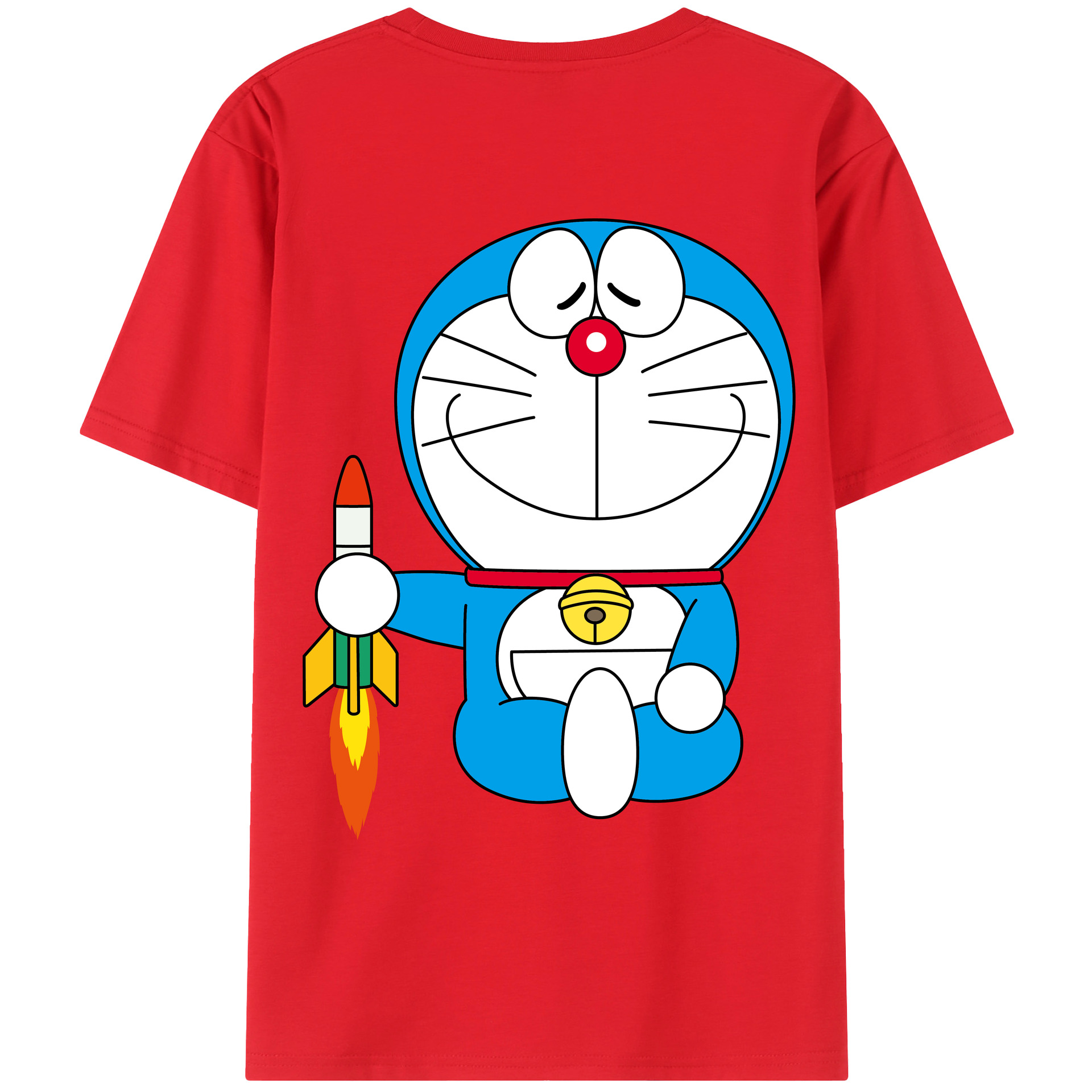 （画像用） ドラえもん Doraemon レディース半袖Tシャツ(バックプリント)