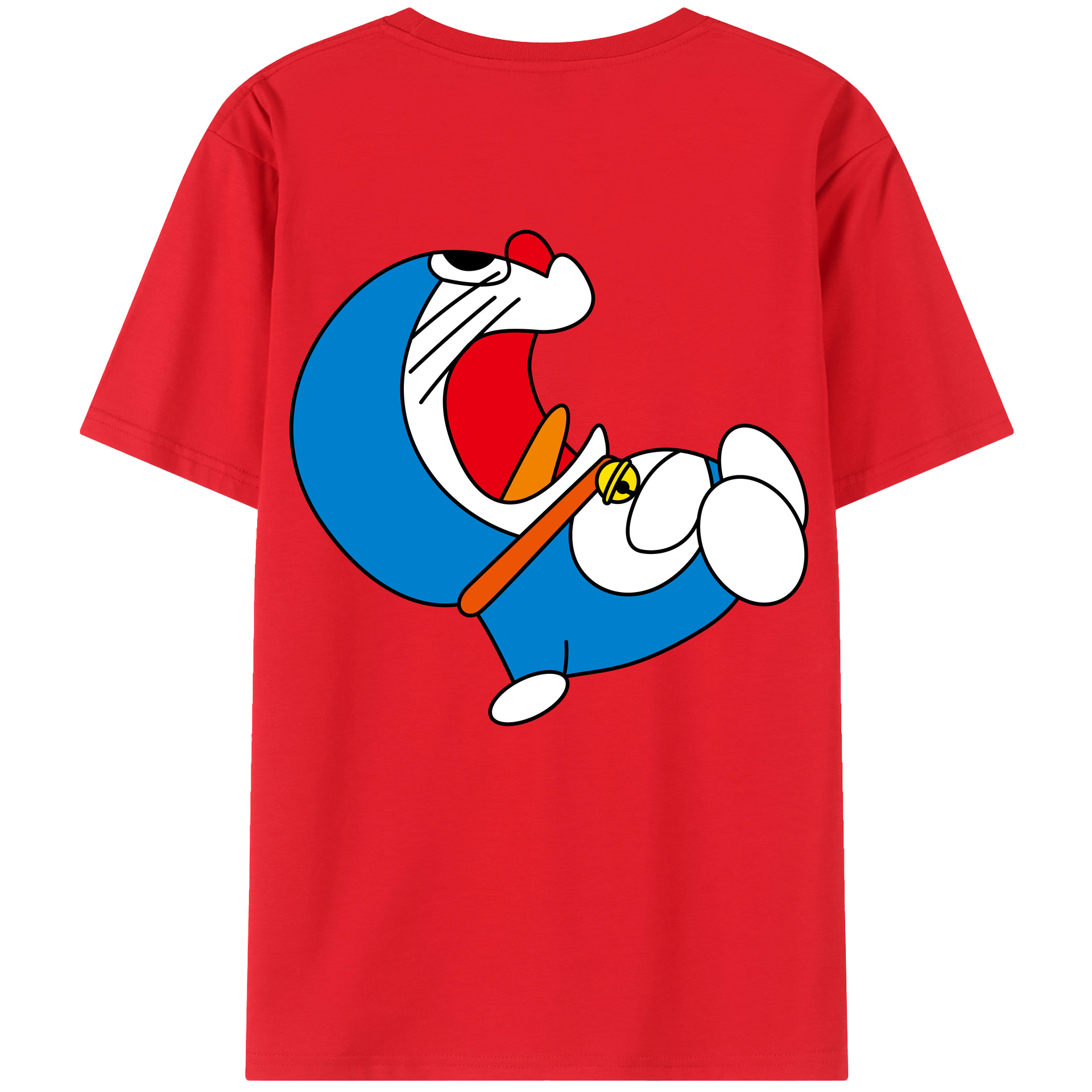（画像用） ドラえもん Doraemon レディース半袖Tシャツ(バックプリント)