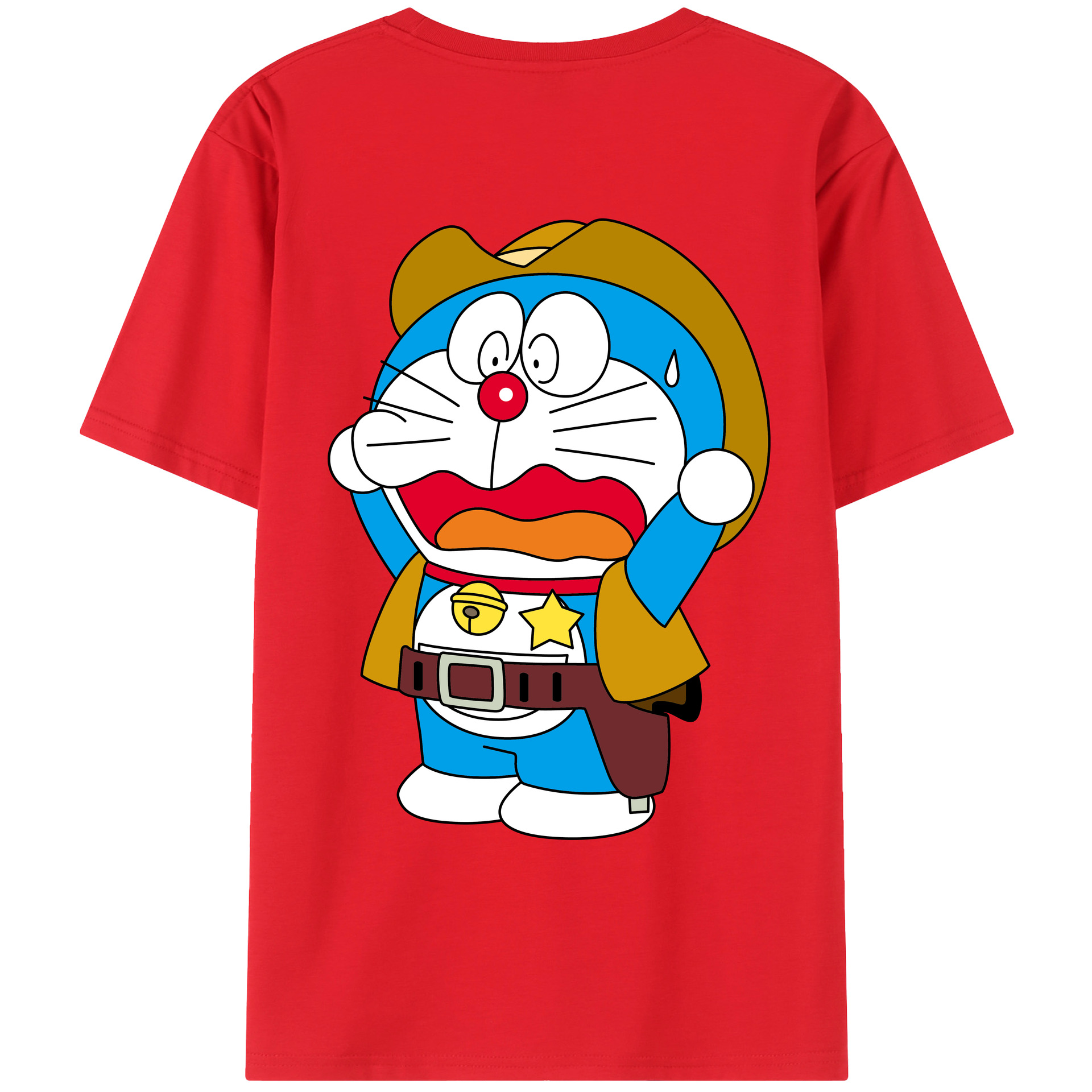 （画像用） ドラえもん Doraemon レディース半袖Tシャツ(バックプリント)