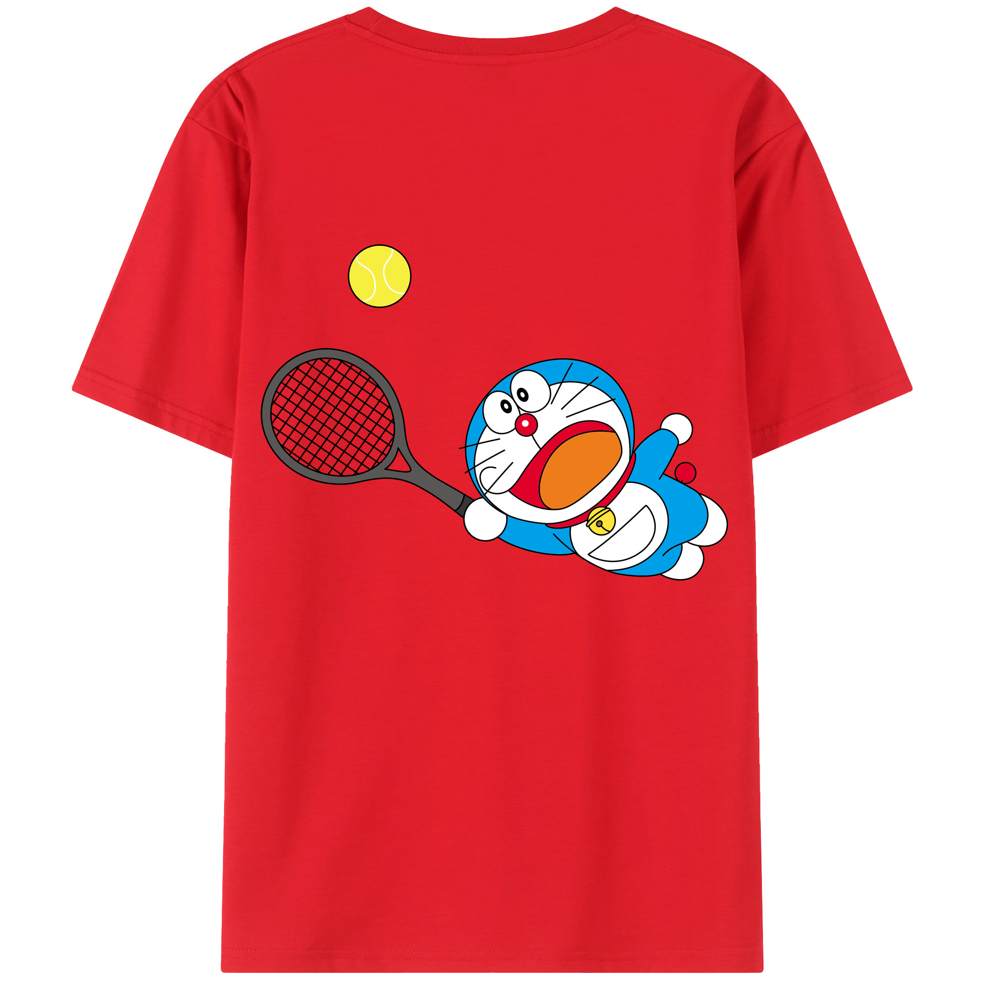 （画像用） ドラえもん Doraemon レディース半袖Tシャツ(バックプリント)