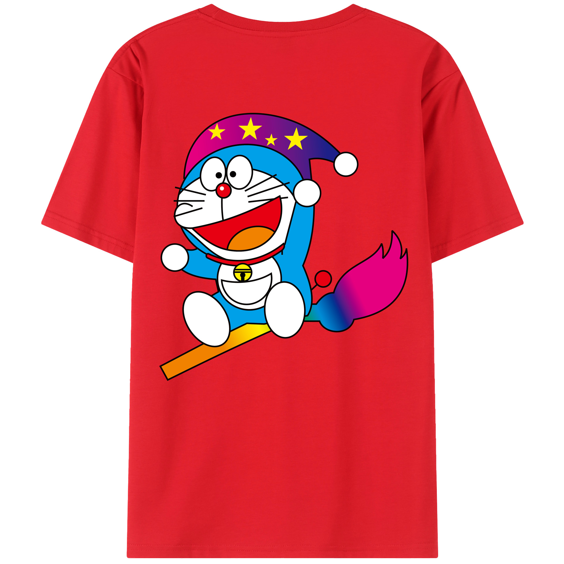 （画像用） ドラえもん Doraemon レディース半袖Tシャツ(バックプリント)