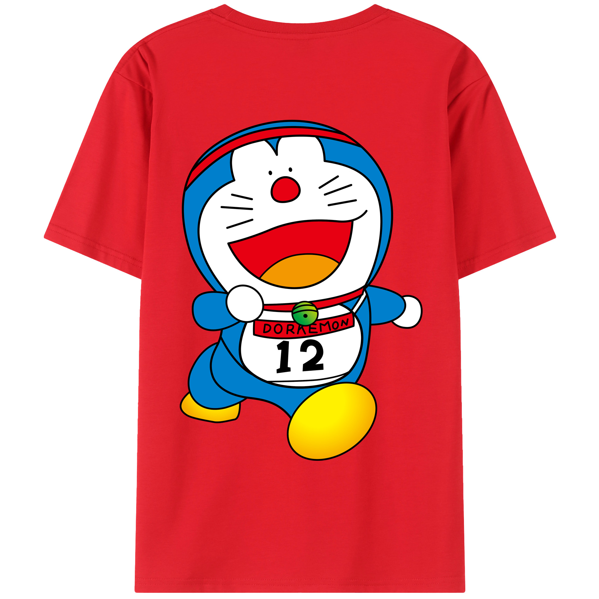 （画像用） ドラえもん Doraemon レディース半袖Tシャツ(バックプリント)