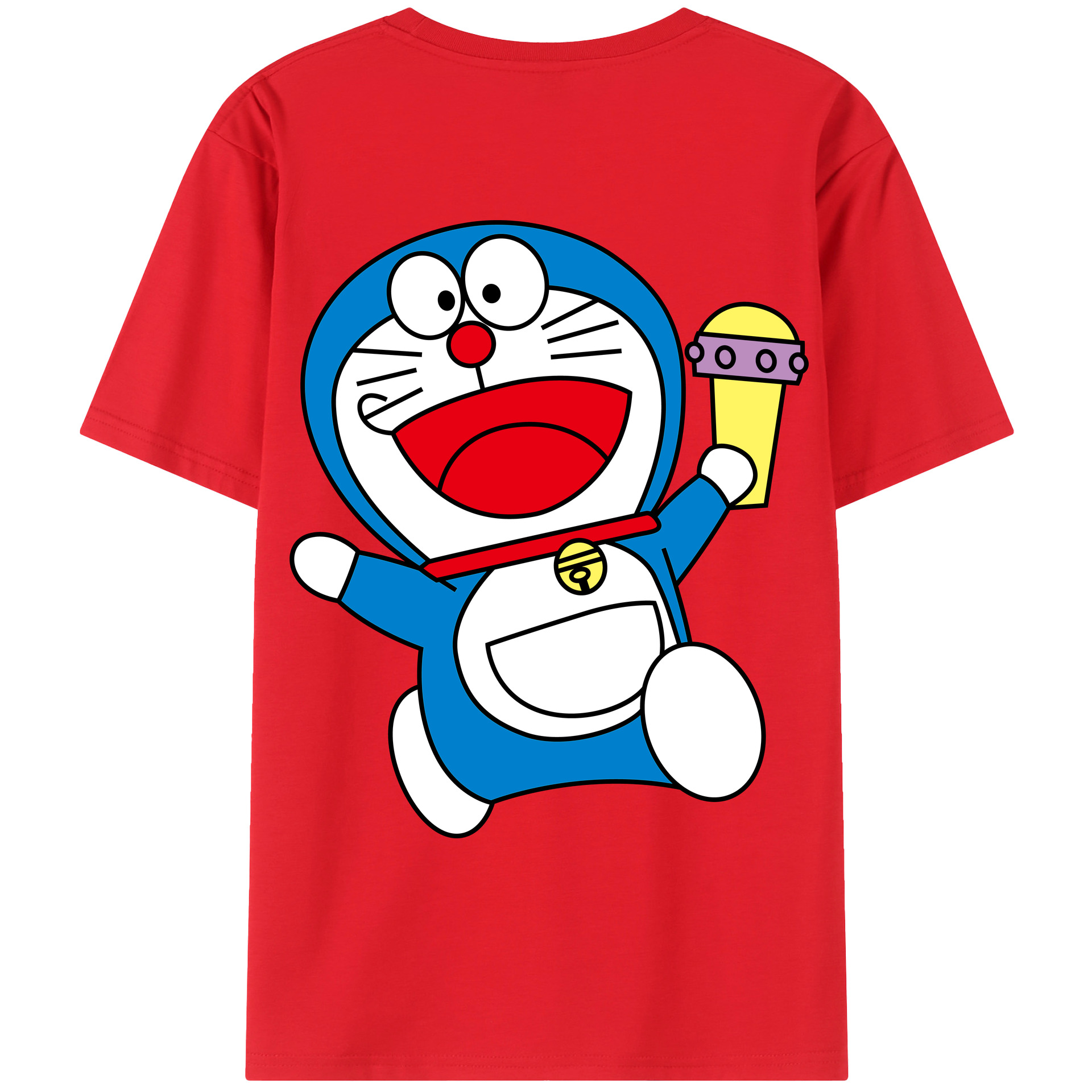 （画像用） ドラえもん Doraemon レディース半袖Tシャツ(バックプリント)