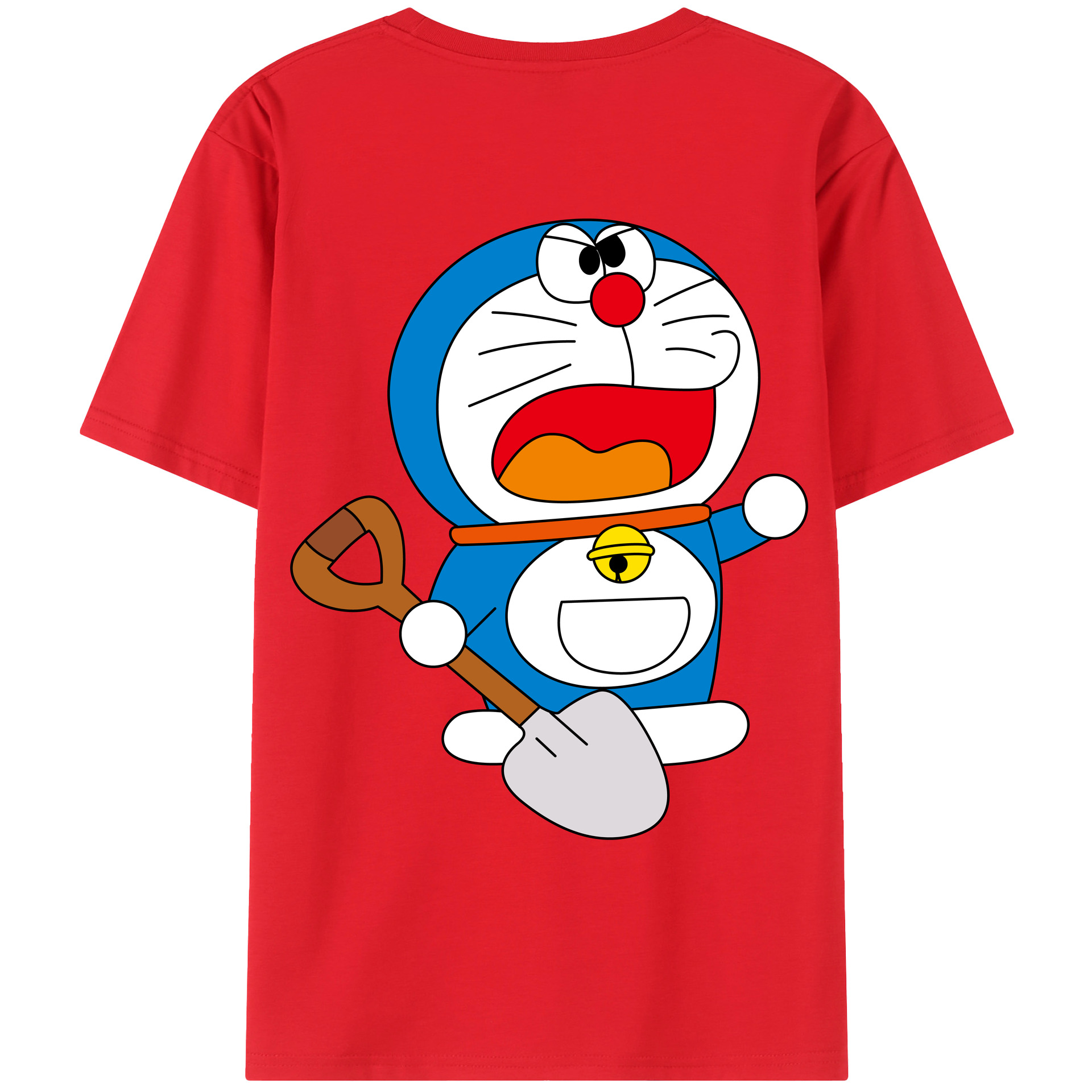 （画像用） ドラえもん Doraemon レディース半袖Tシャツ(バックプリント)