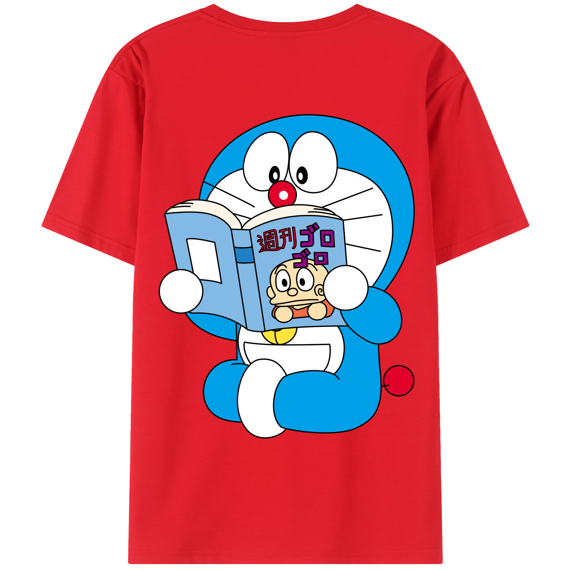 （画像用） ドラえもん Doraemon レディース半袖Tシャツ(バックプリント)