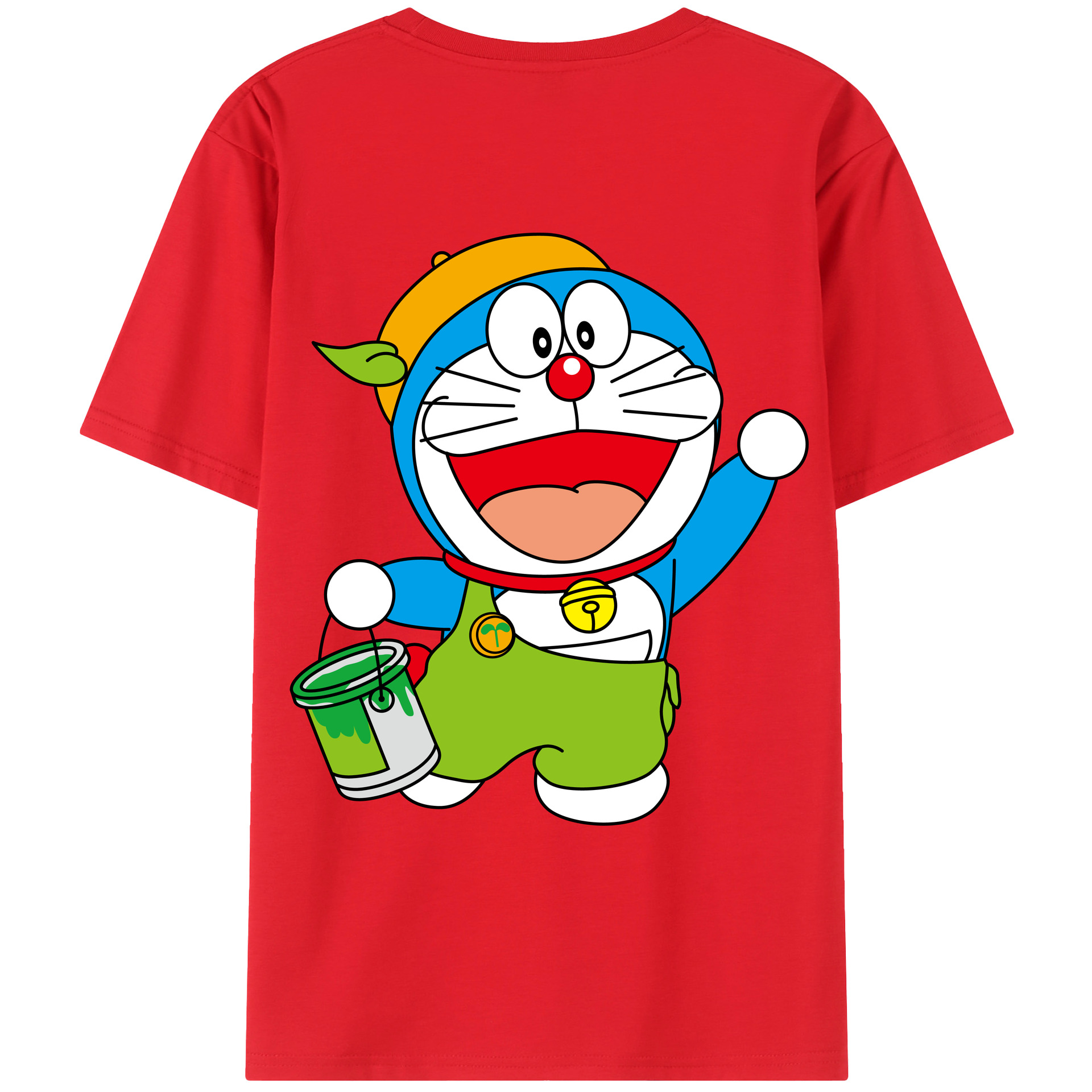 （画像用） ドラえもん Doraemon レディース半袖Tシャツ(バックプリント)