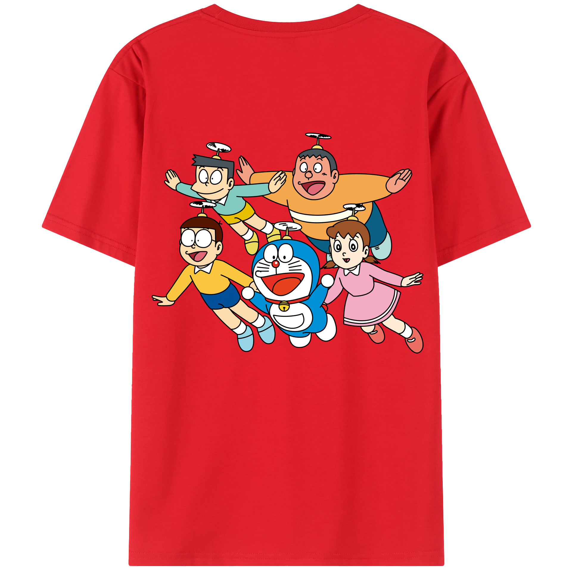 （画像用） ドラえもん 骨川 スネ夫 Doraemon Honekawa Suneo レディース半袖Tシャツ(バックプリント)