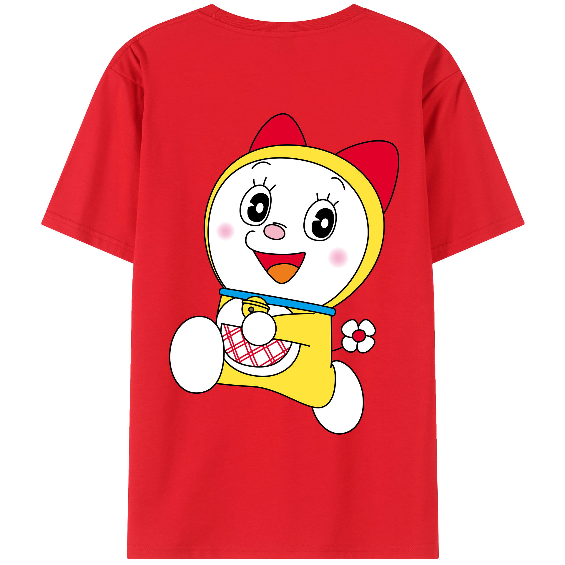 （画像用） ドラえもん ドラミ Doraemon Dorami レディース半袖Tシャツ(バックプリント)