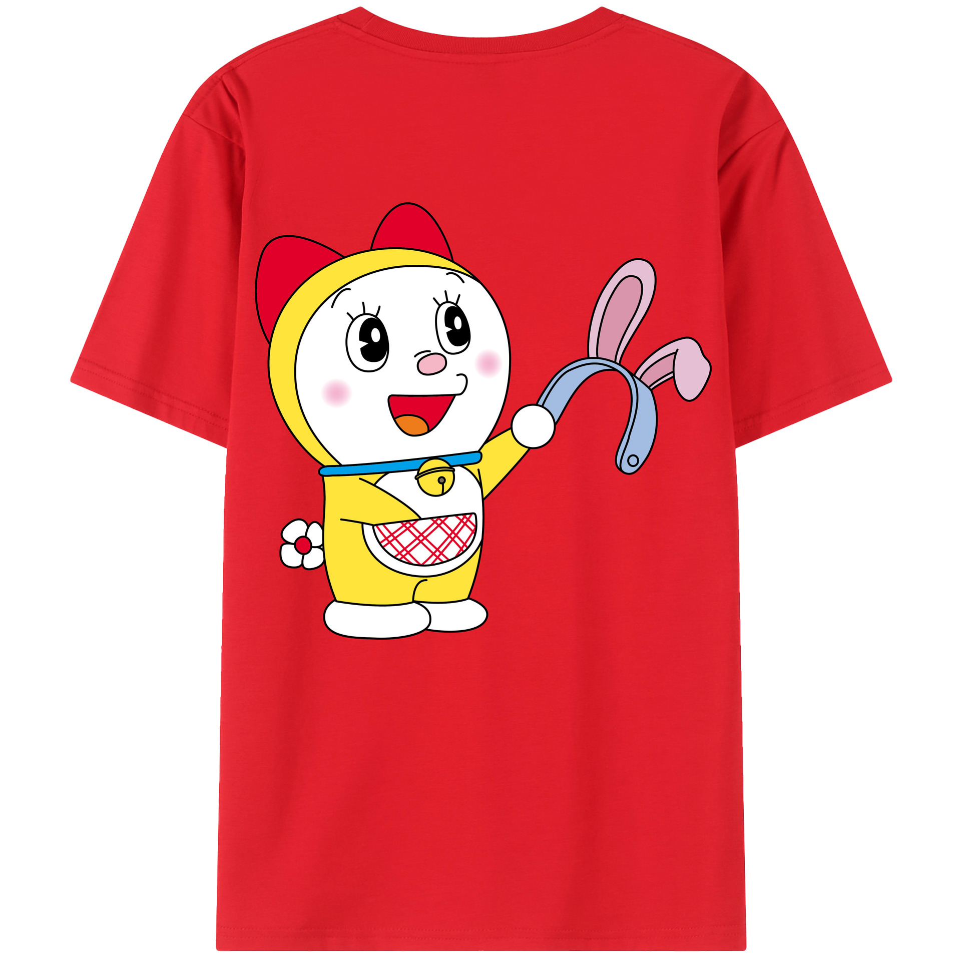 （画像用） ドラえもん ドラミ Doraemon Dorami レディース半袖Tシャツ(バックプリント)