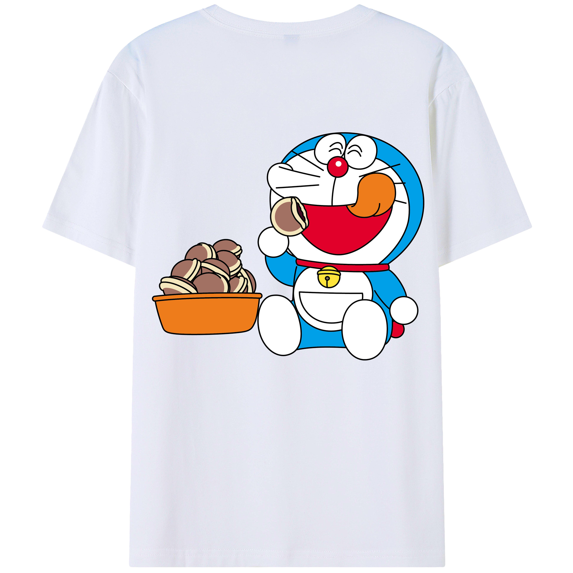 （画像用） ドラえもん Doraemon レディース半袖Tシャツ(バックプリント)