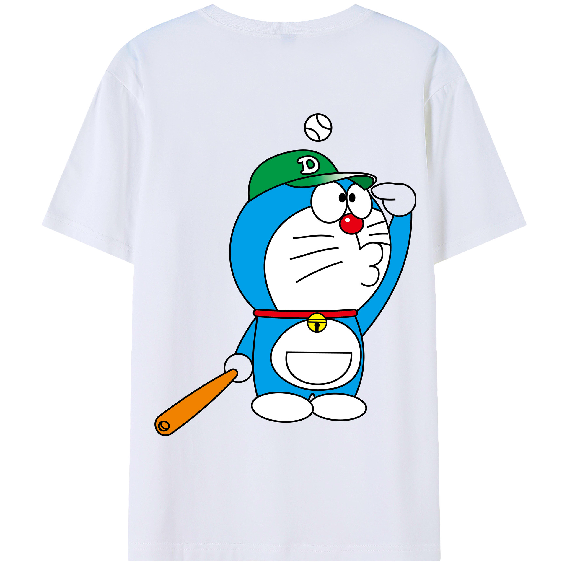 （画像用） ドラえもん Doraemon レディース半袖Tシャツ(バックプリント)