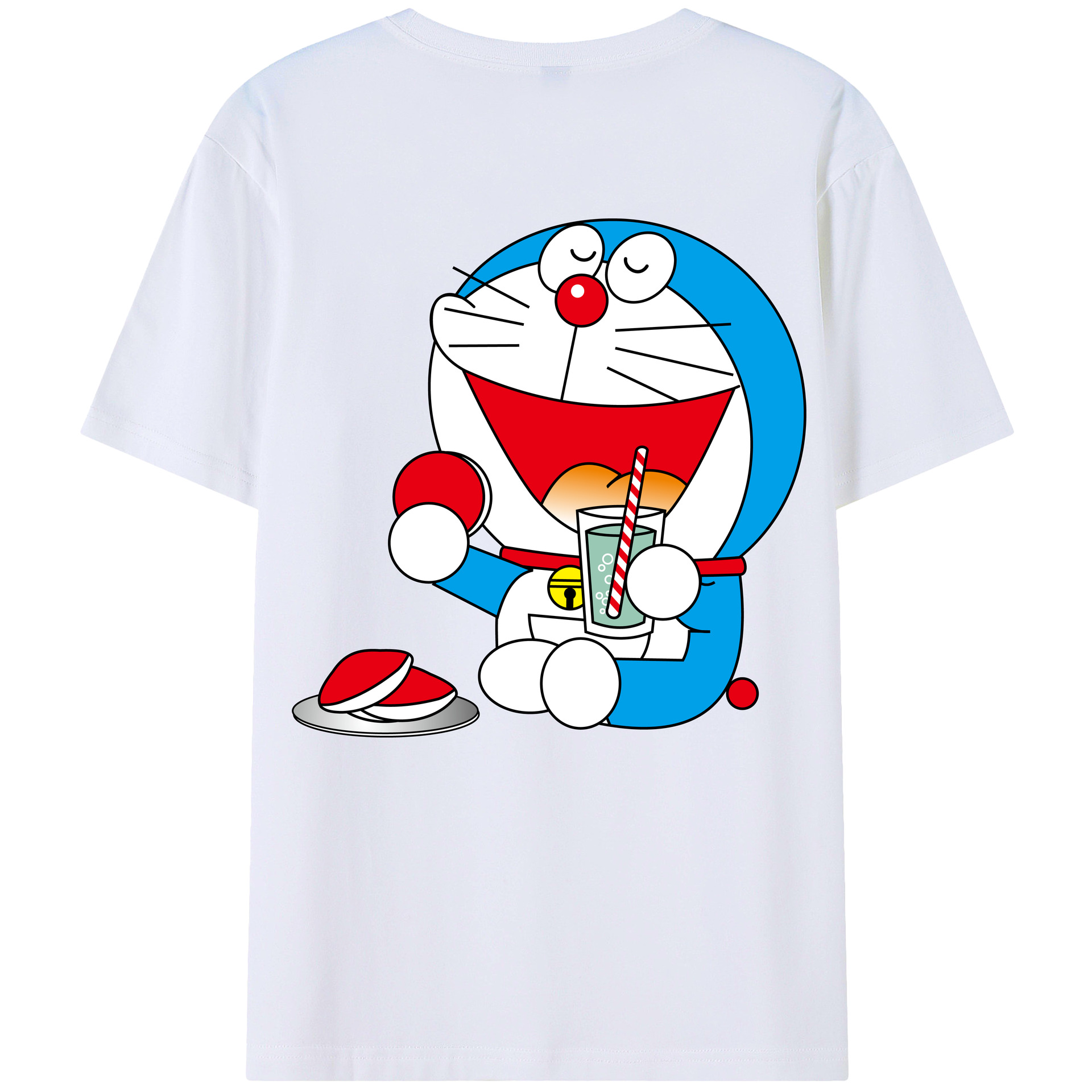 （画像用） ドラえもん Doraemon レディース半袖Tシャツ(バックプリント)