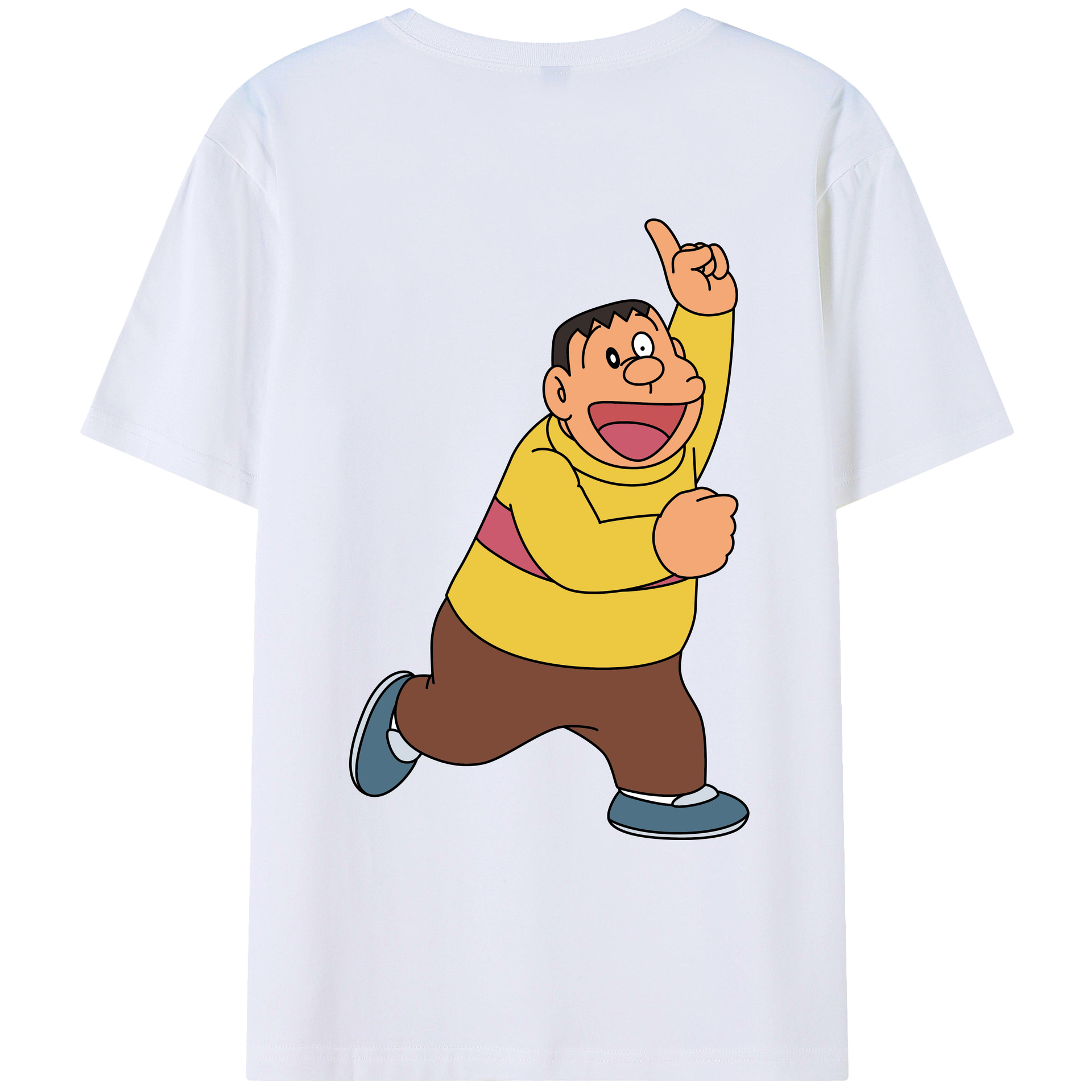 （画像用） ドラえもん 剛田武 Doraemon Gouta Takeshi レディース半袖Tシャツ(バックプリント)