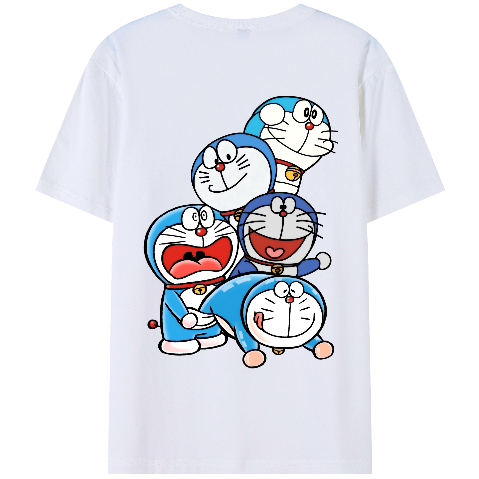 （画像用） ドラえもん Doraemon レディース半袖Tシャツ(バックプリント)