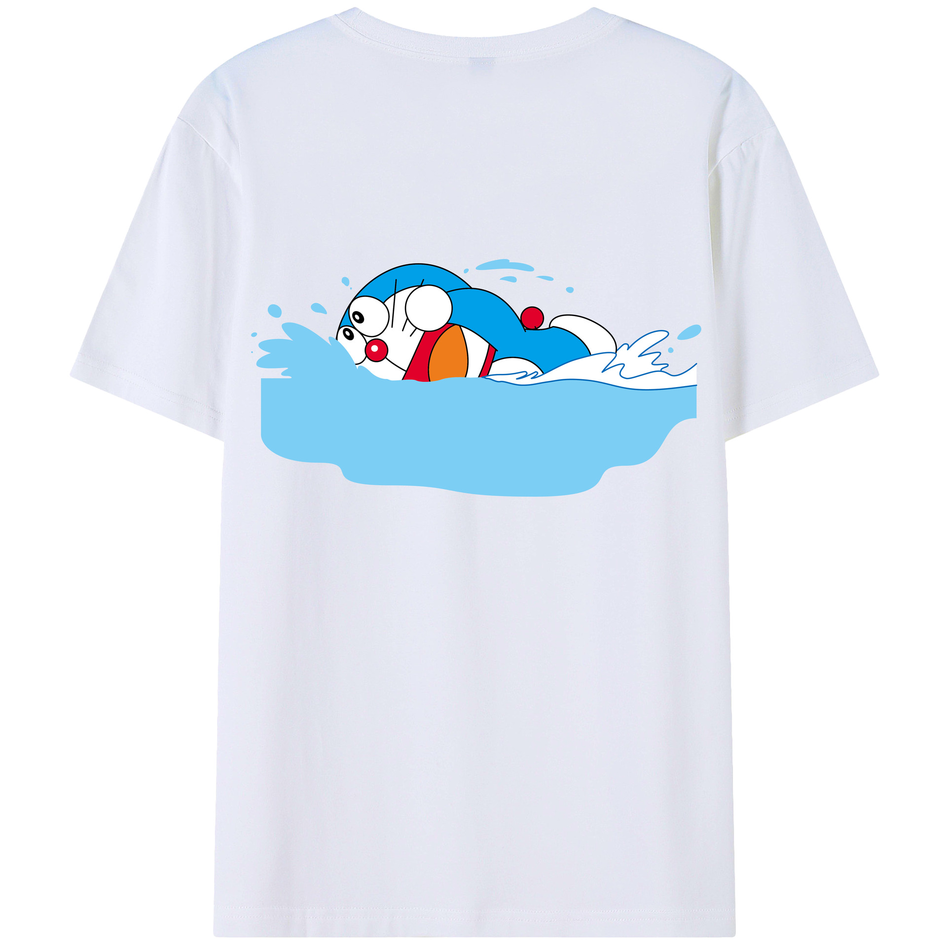 （画像用） ドラえもん Doraemon レディース半袖Tシャツ(バックプリント)
