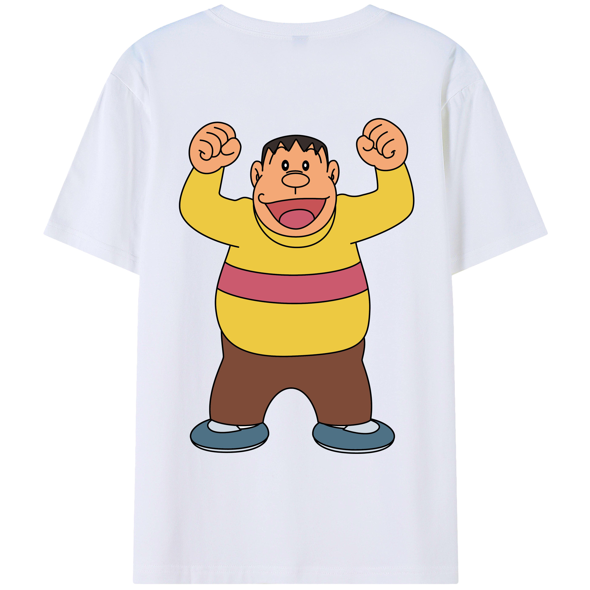 （画像用） ドラえもん 剛田武 Doraemon Gouta Takeshi レディース半袖Tシャツ(バックプリント)