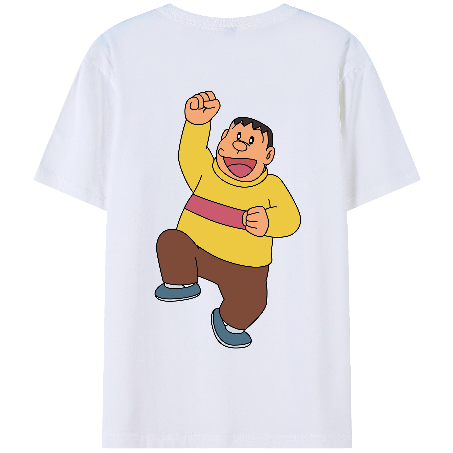（画像用） ドラえもん 剛田武 Doraemon Gouta Takeshi レディース半袖Tシャツ(バックプリント)