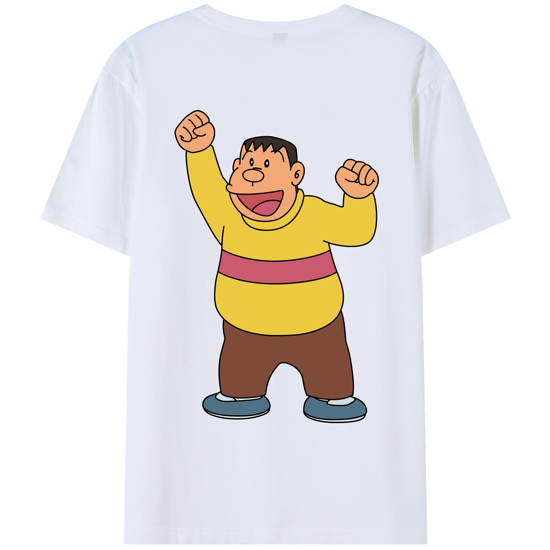 （画像用） ドラえもん 剛田武 Doraemon Gouta Takeshi レディース半袖Tシャツ(バックプリント)