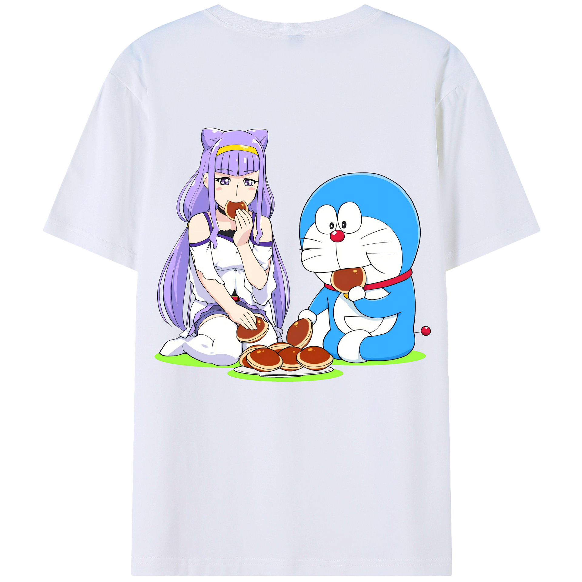 （画像用） ドラえもん Doraemon レディース半袖Tシャツ(バックプリント)