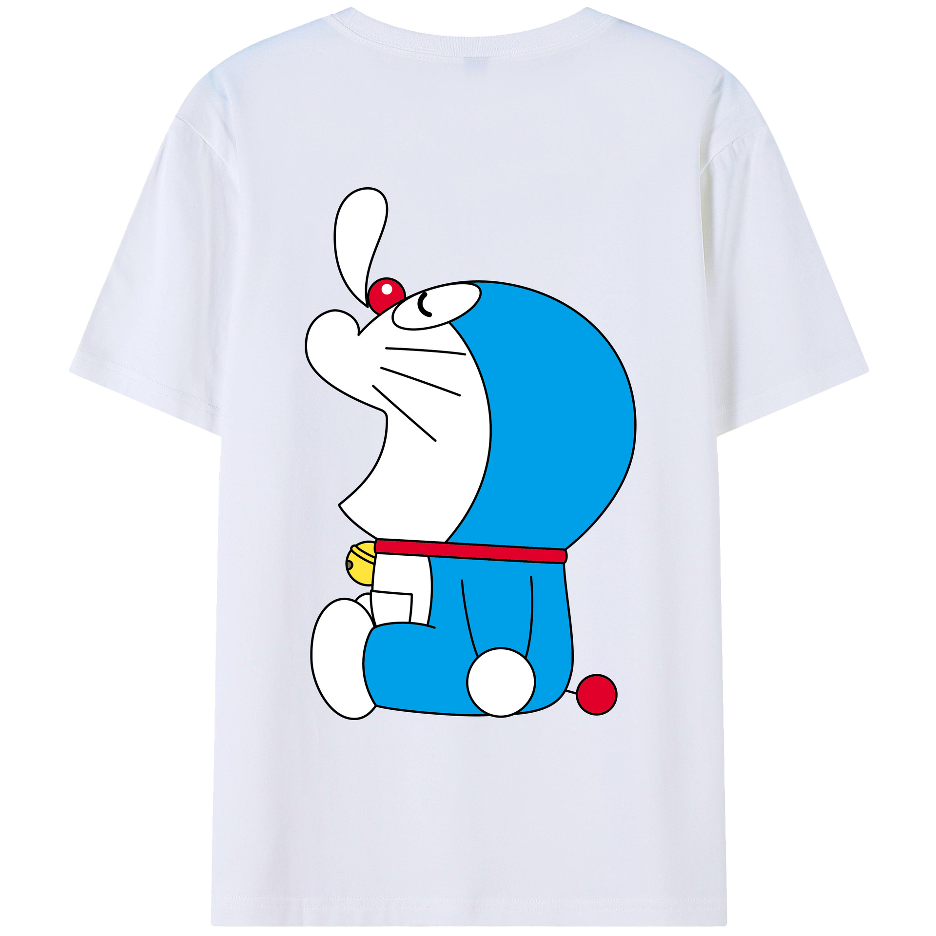 （画像用） ドラえもん Doraemon レディース半袖Tシャツ(バックプリント)
