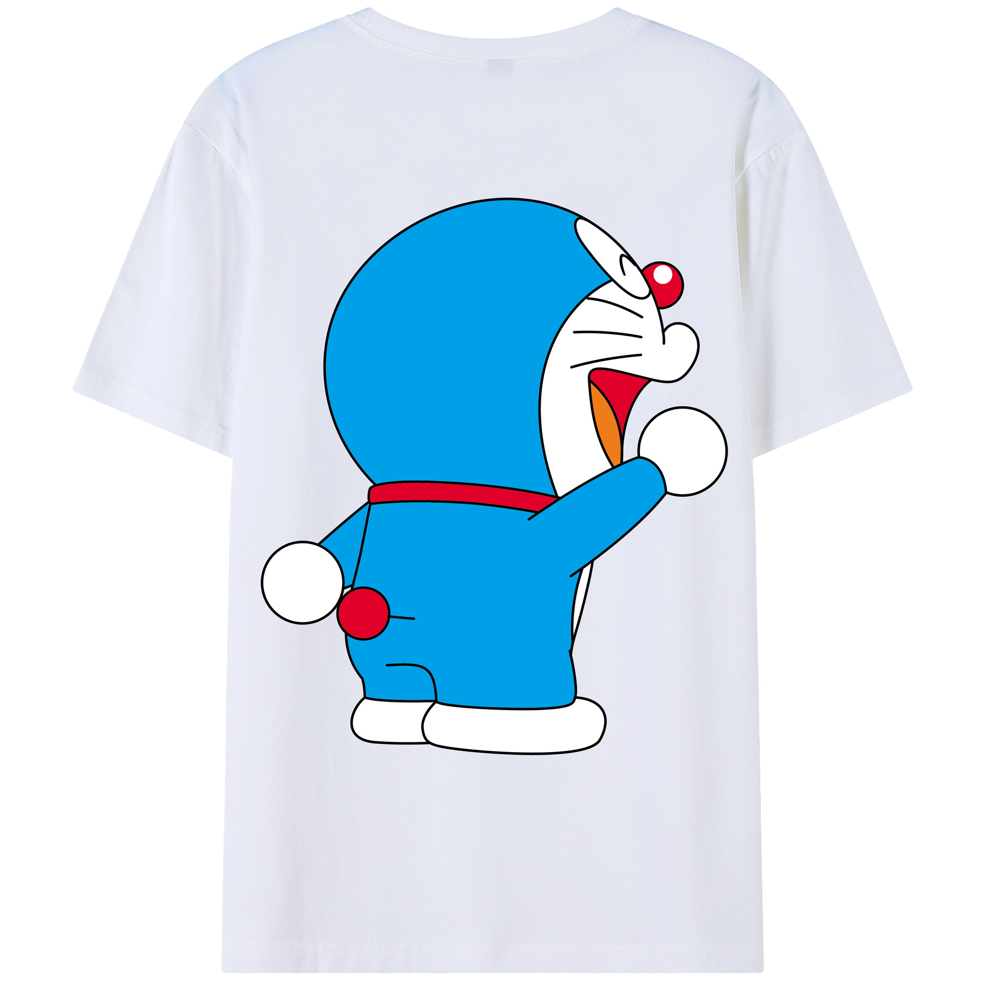 （画像用） ドラえもん Doraemon レディース半袖Tシャツ(バックプリント)