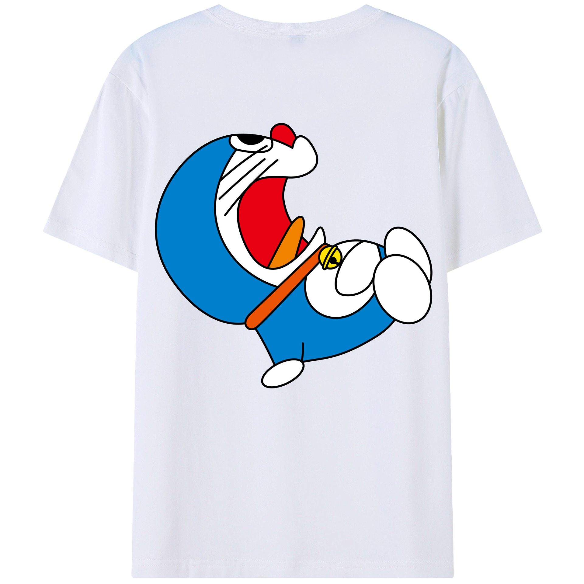 （画像用） ドラえもん Doraemon レディース半袖Tシャツ(バックプリント)