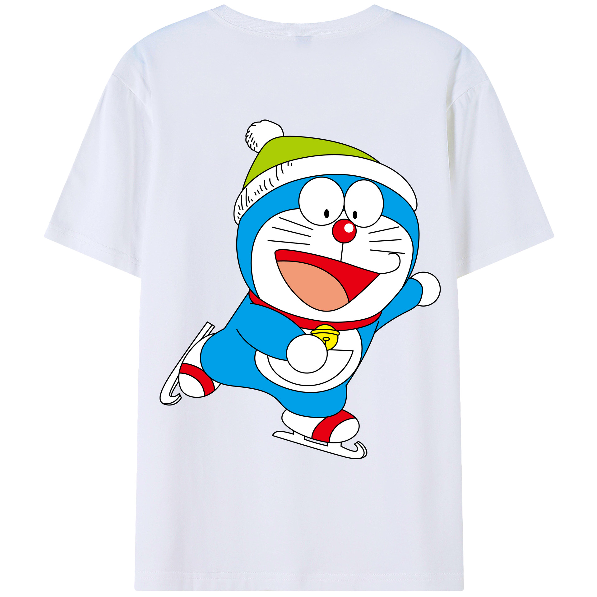 （画像用） ドラえもん Doraemon レディース半袖Tシャツ(バックプリント)