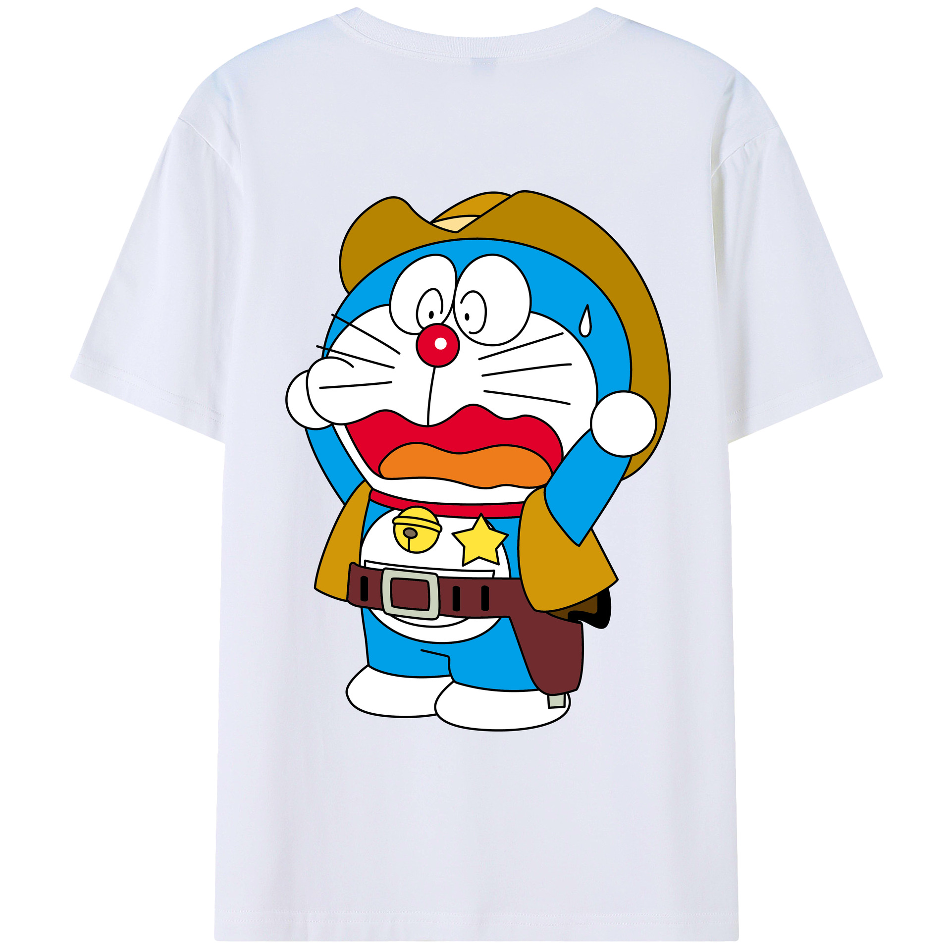 （画像用） ドラえもん Doraemon レディース半袖Tシャツ(バックプリント)