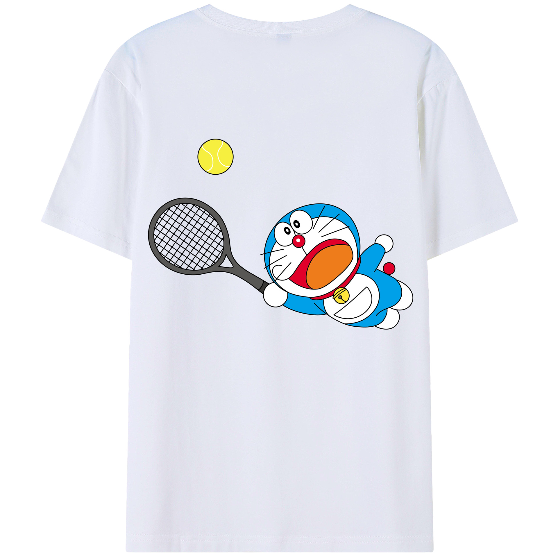 （画像用） ドラえもん Doraemon レディース半袖Tシャツ(バックプリント)