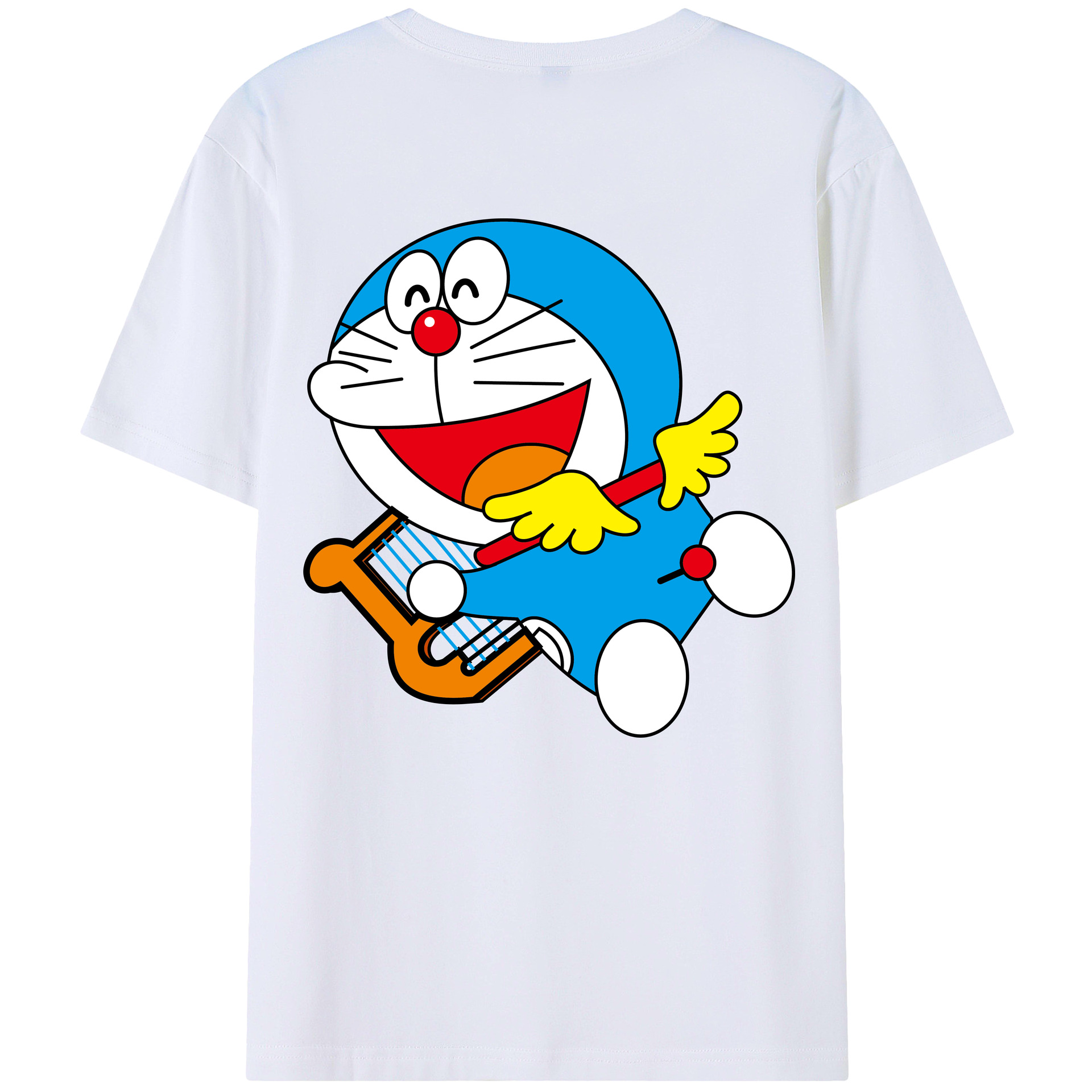 （画像用） ドラえもん Doraemon レディース半袖Tシャツ(バックプリント)