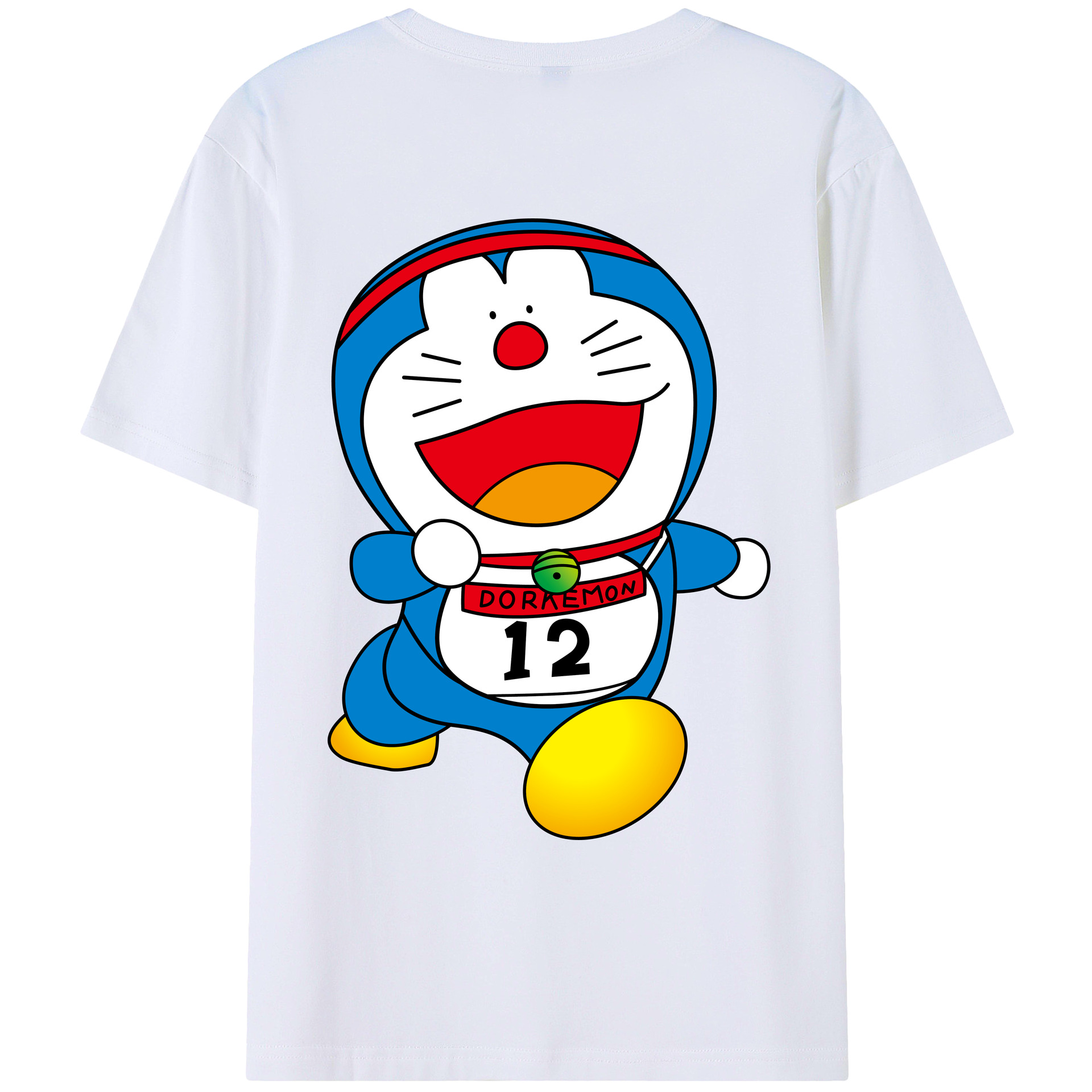 （画像用） ドラえもん Doraemon レディース半袖Tシャツ(バックプリント)