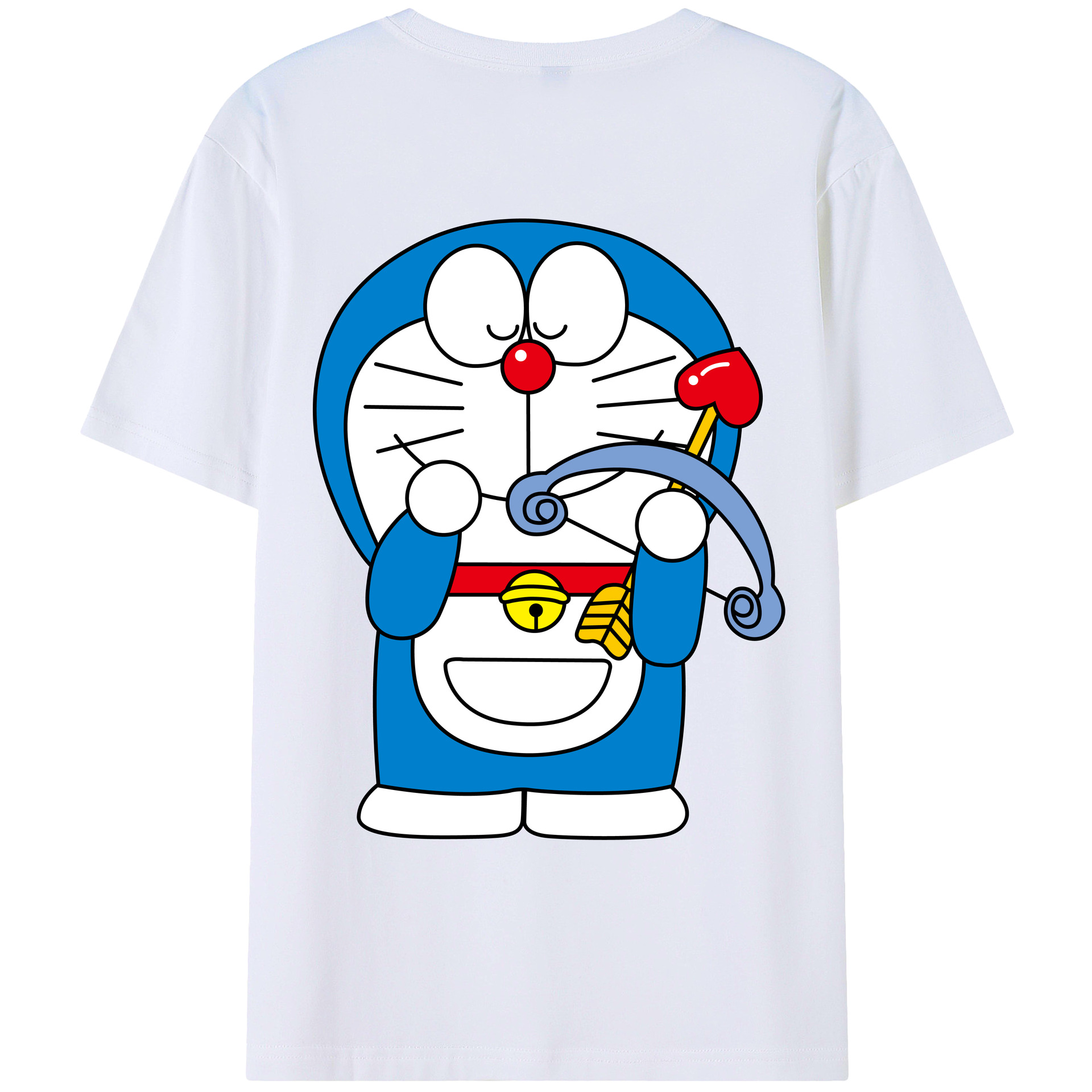 （画像用） ドラえもん Doraemon レディース半袖Tシャツ(バックプリント)