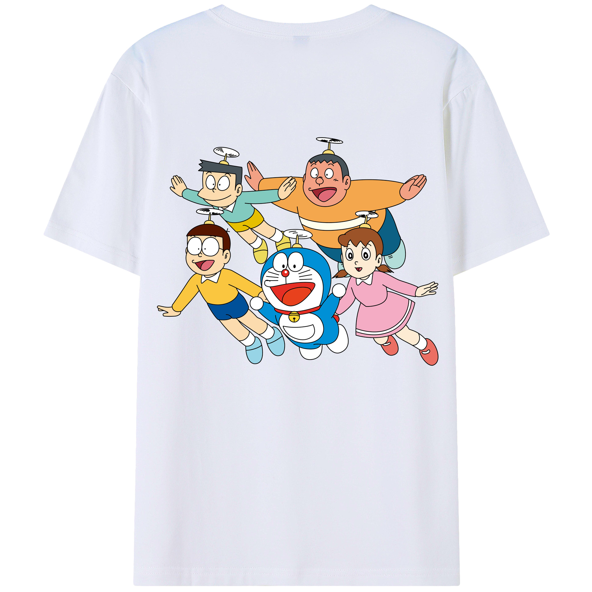 （画像用） ドラえもん 骨川 スネ夫 Doraemon Honekawa Suneo レディース半袖Tシャツ(バックプリント)