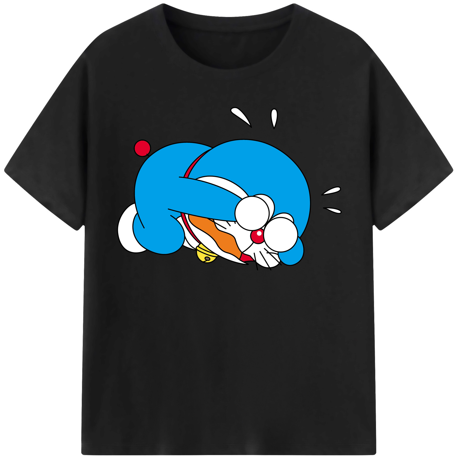 （画像用） ドラえもん Doraemon レディースカジュアルプリントTシャツ（綿100％）