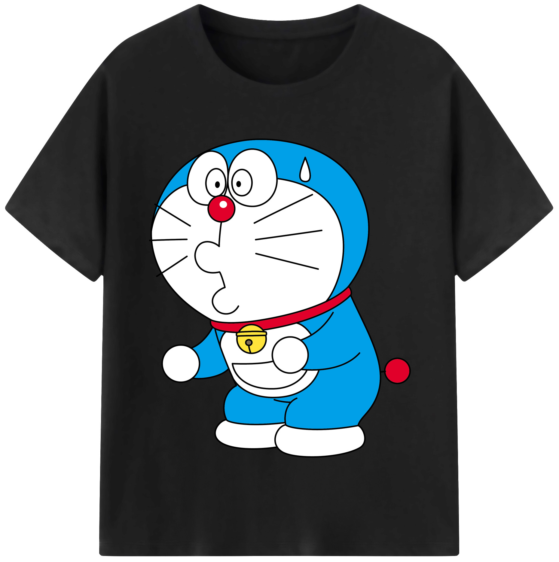 （画像用） ドラえもん Doraemon レディースカジュアルプリントTシャツ（綿100％）