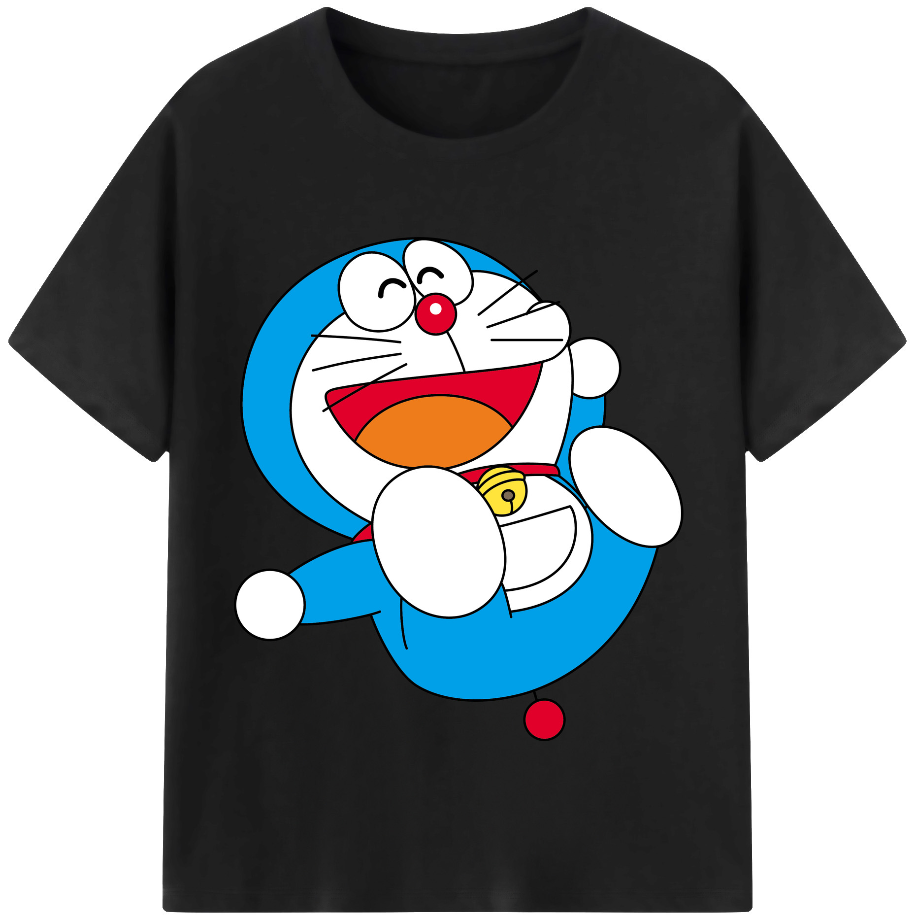 （画像用） ドラえもん Doraemon レディースカジュアルプリントTシャツ（綿100％）