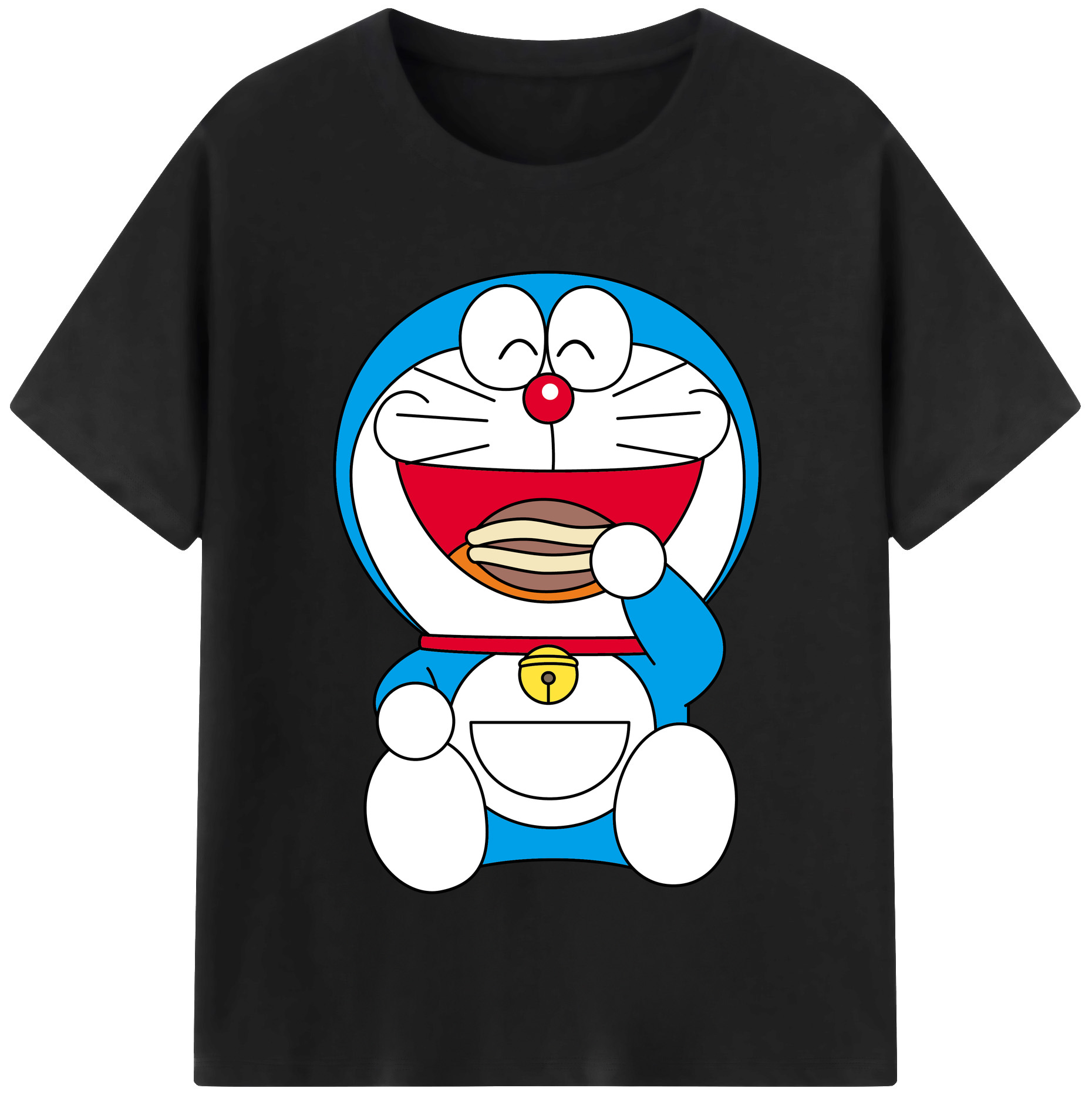 （画像用） ドラえもん Doraemon レディースカジュアルプリントTシャツ（綿100％）
