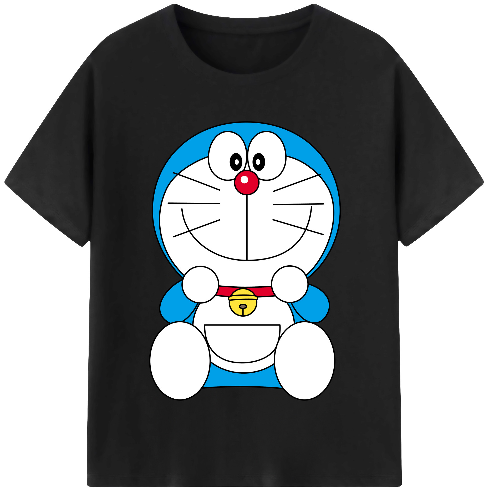 （画像用） ドラえもん Doraemon レディースカジュアルプリントTシャツ（綿100％）