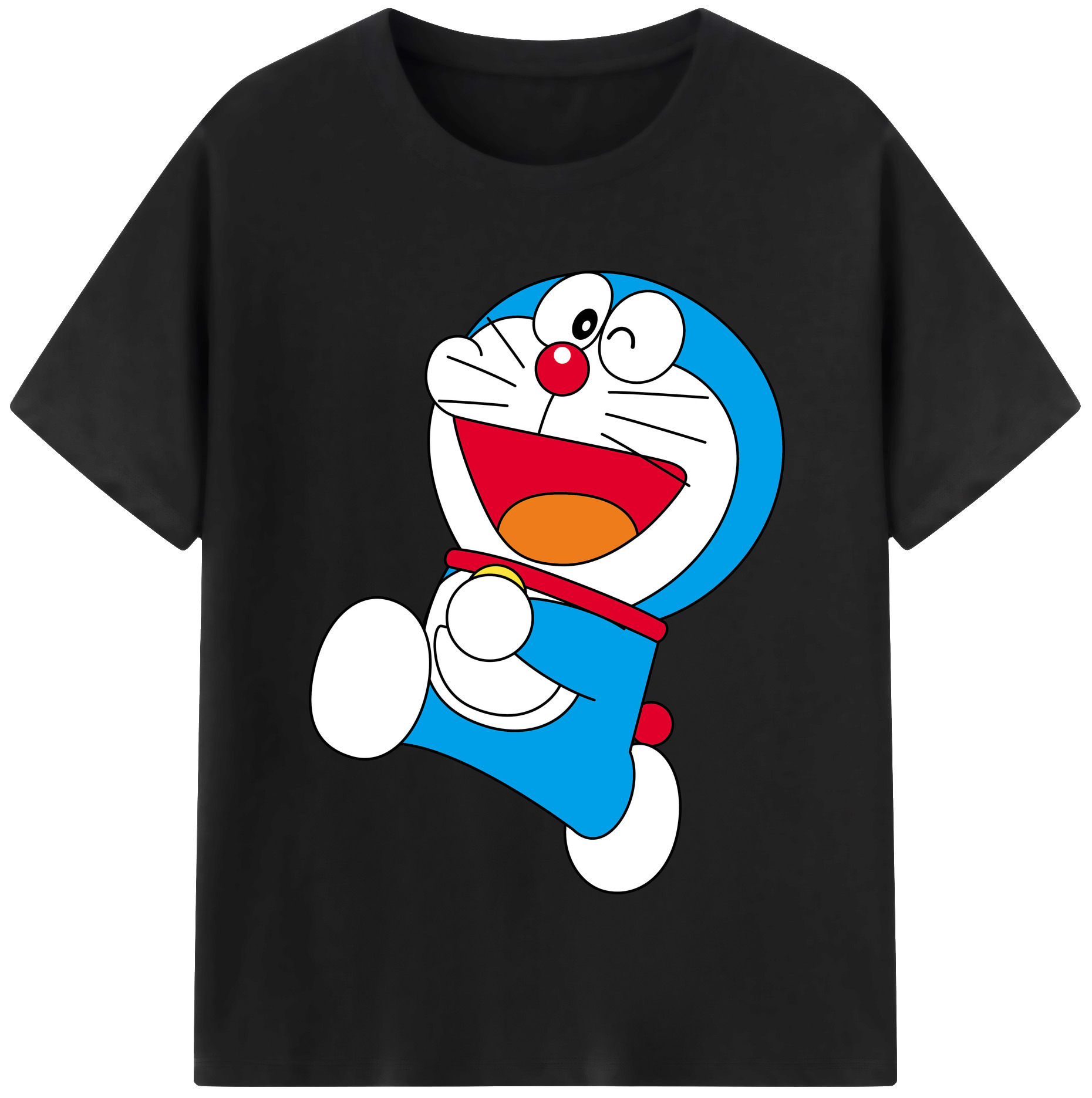 （画像用） ドラえもん Doraemon レディースカジュアルプリントTシャツ（綿100％）