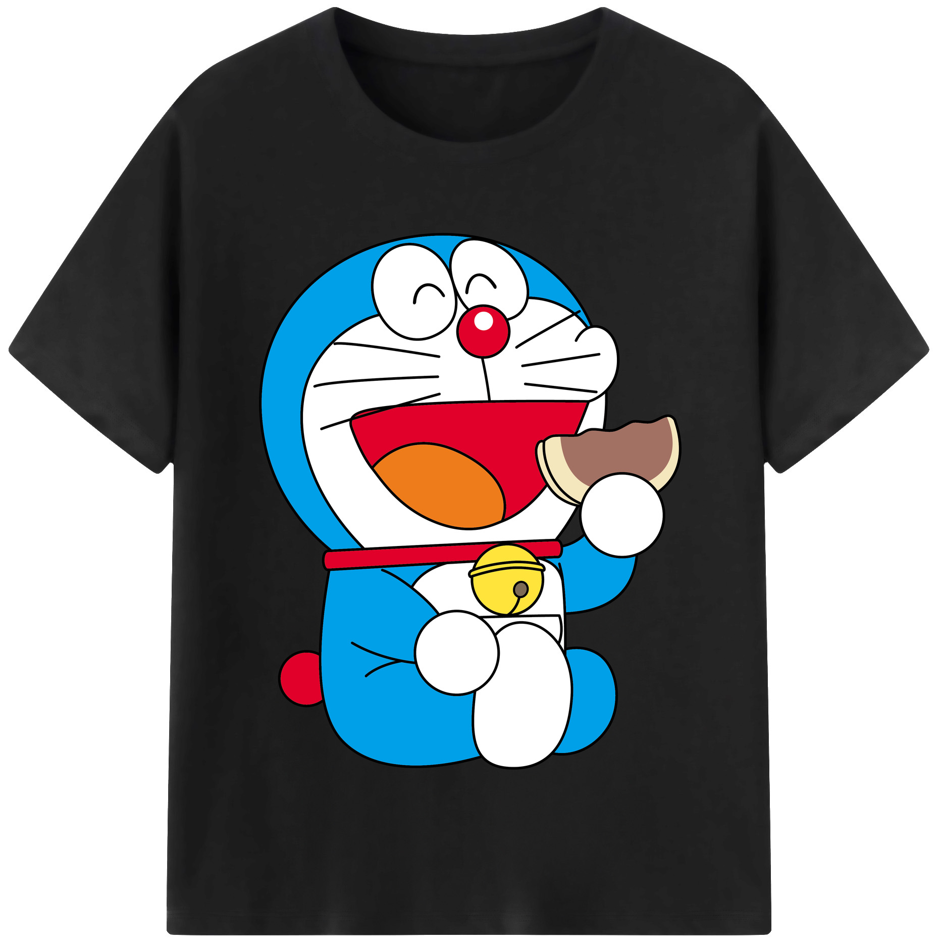 （画像用） ドラえもん Doraemon レディースカジュアルプリントTシャツ（綿100％）