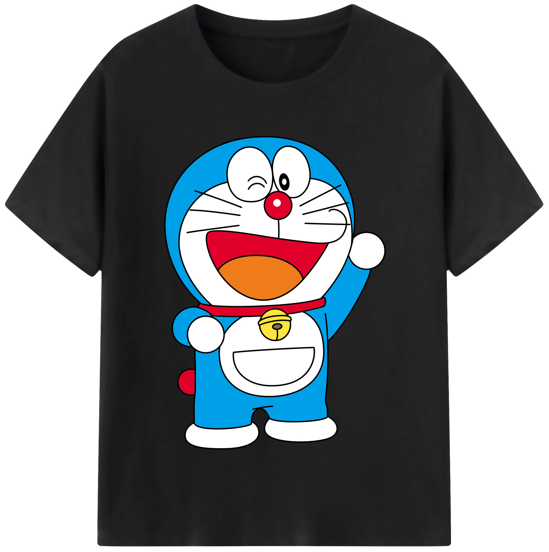 （画像用） ドラえもん Doraemon レディースカジュアルプリントTシャツ（綿100％）