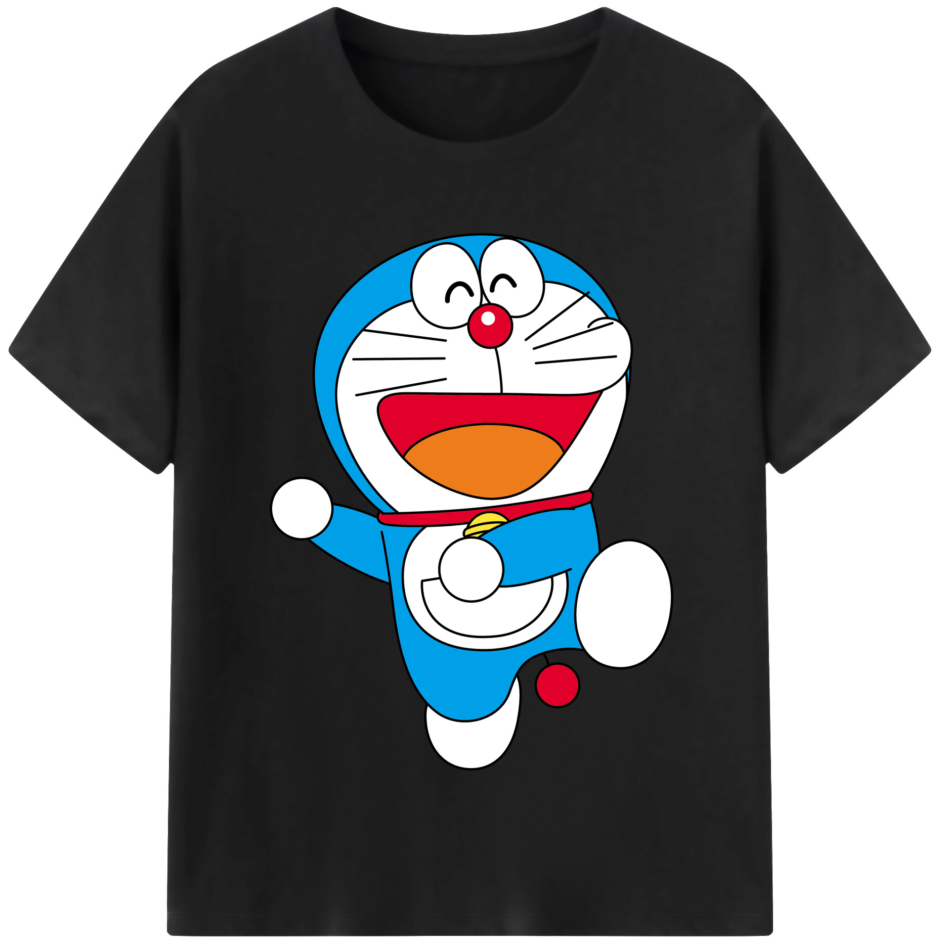 （画像用） ドラえもん Doraemon レディースカジュアルプリントTシャツ（綿100％）